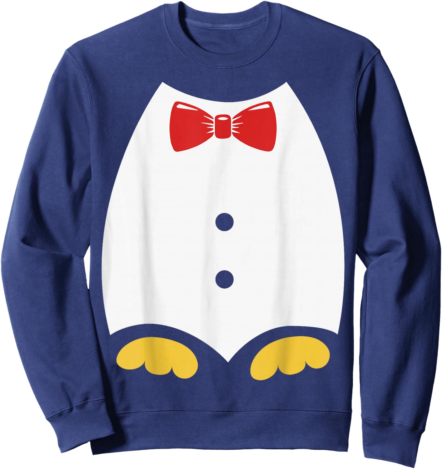 Penguin Costume For Kids Tuxedo Halloween Costume Sweatshirt - Sweatshirt | Navy