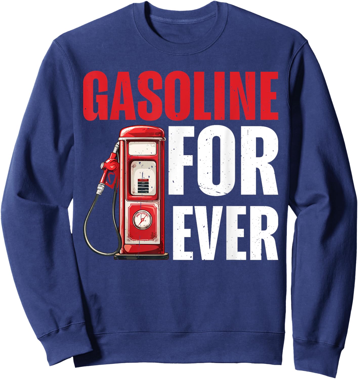 Gasoline Forever Sweatshirt - Sweatshirt | Navy