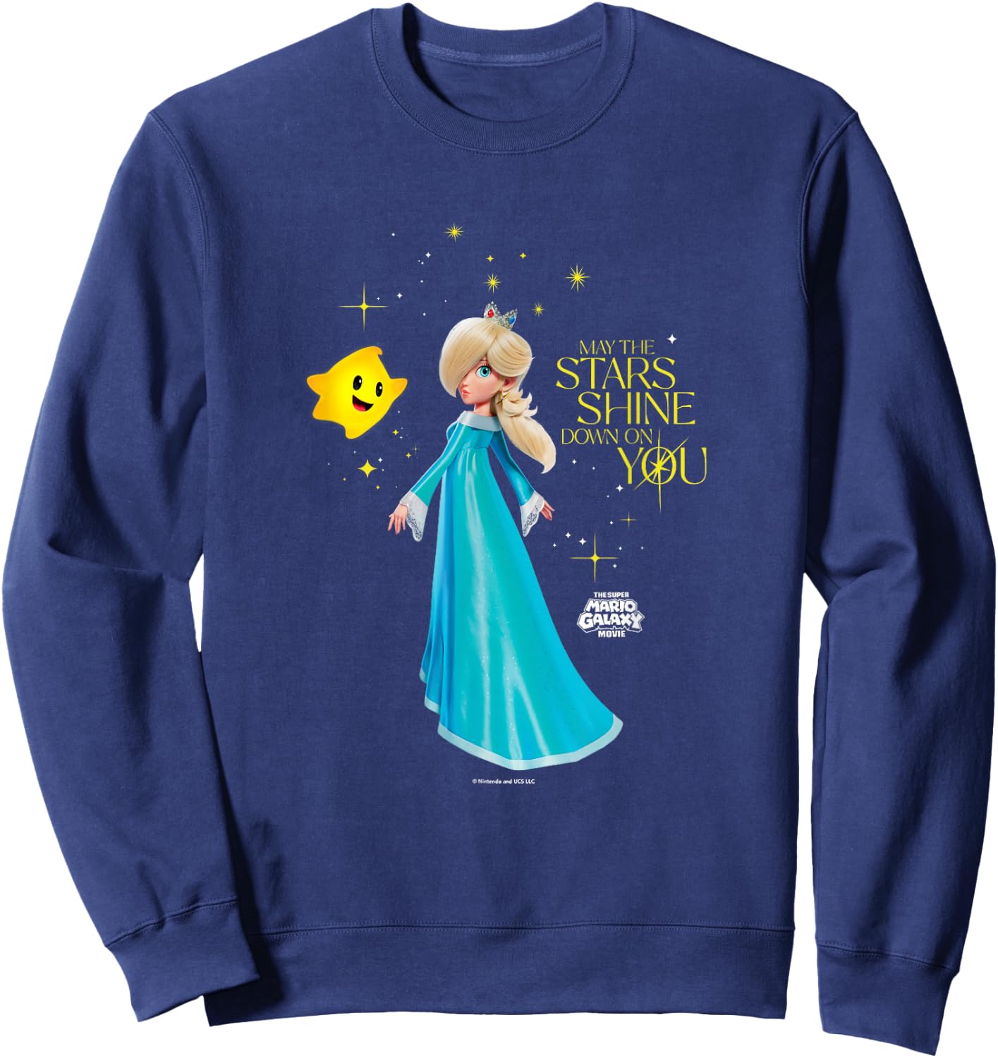 The Super Mario Galaxy Movie Rosalina Star Shine Sweatshirt - Sweatshirt | Navy