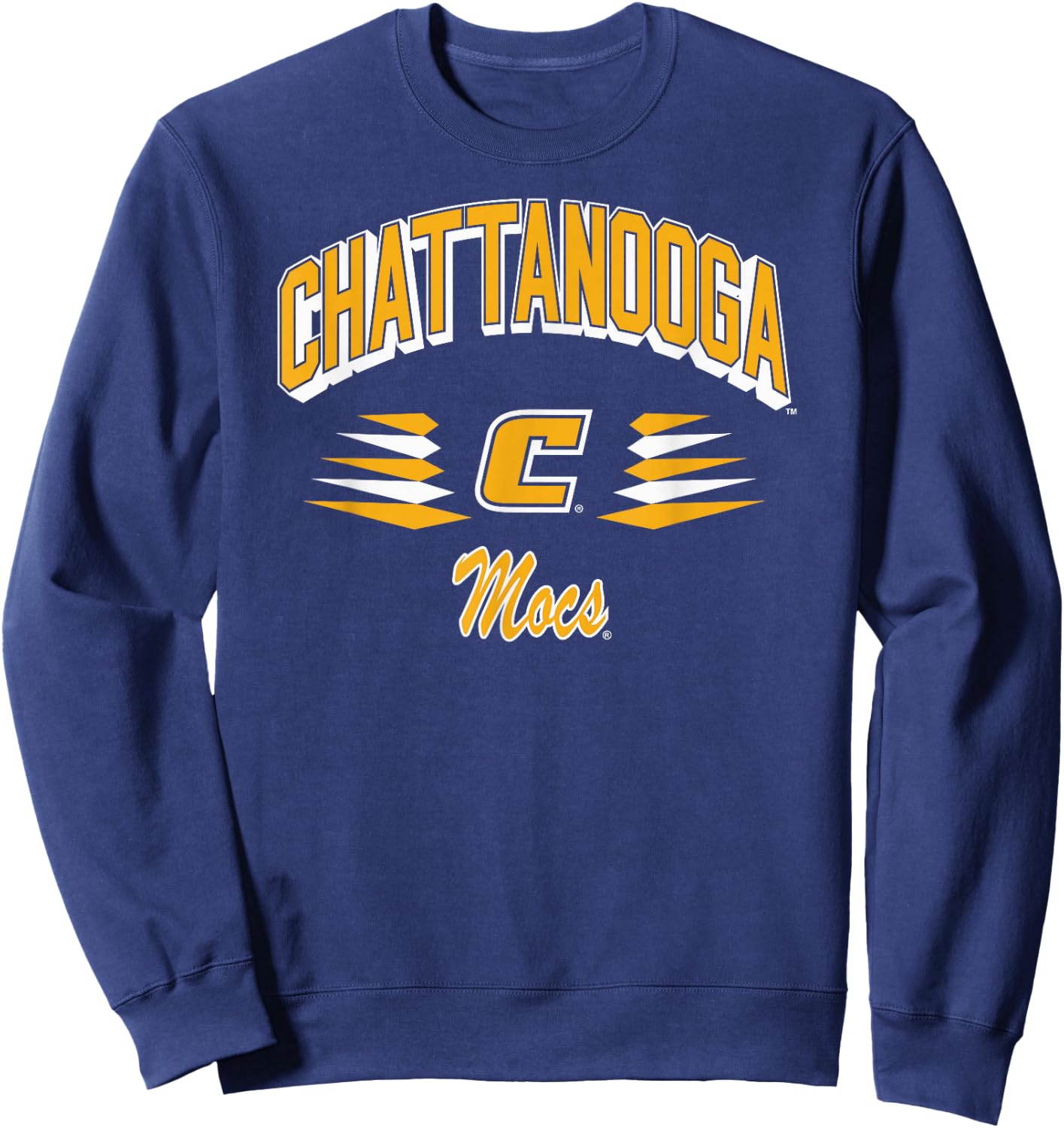 Chattanooga Mocs Retro Diamond Navy Officially Licensed Sweatshirt - Sweatshirt | Navy