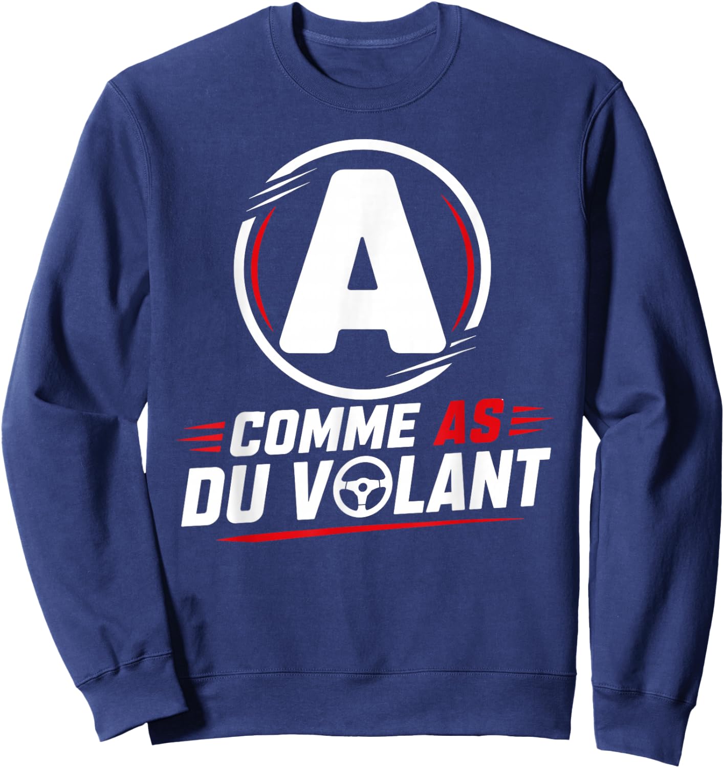 Jeune permis as du Volant Humour permis de Conduire Sweatshirt - Sweatshirt | Navy