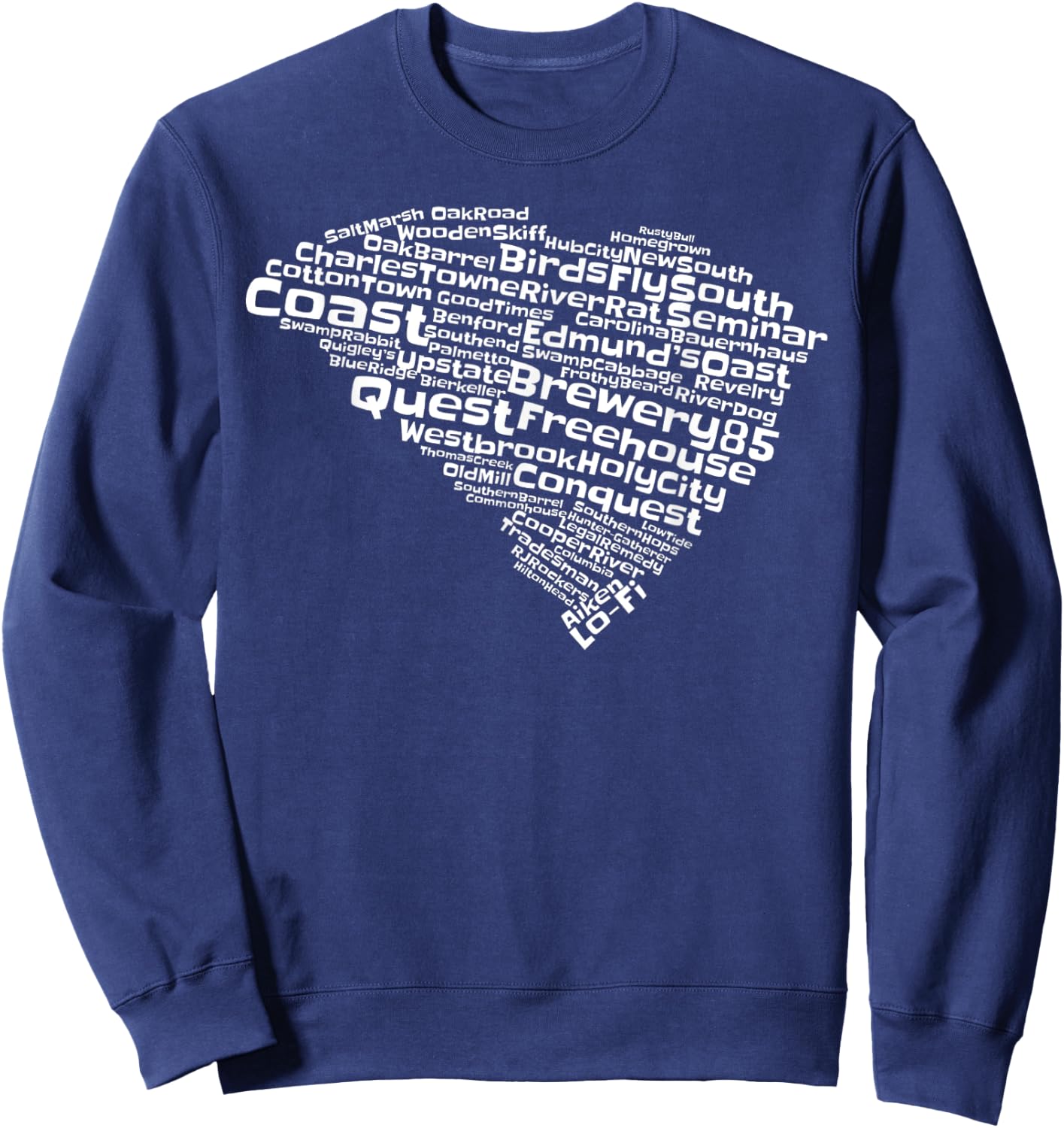 Drink Local South Carolina Breweries Sweatshirt - Sweatshirt | Navy