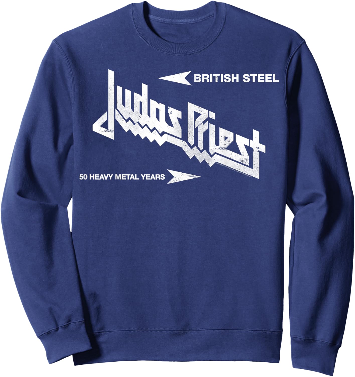 Judas Priest British Steel Olive , Green, s Sweatshirt - Sweatshirt | Navy