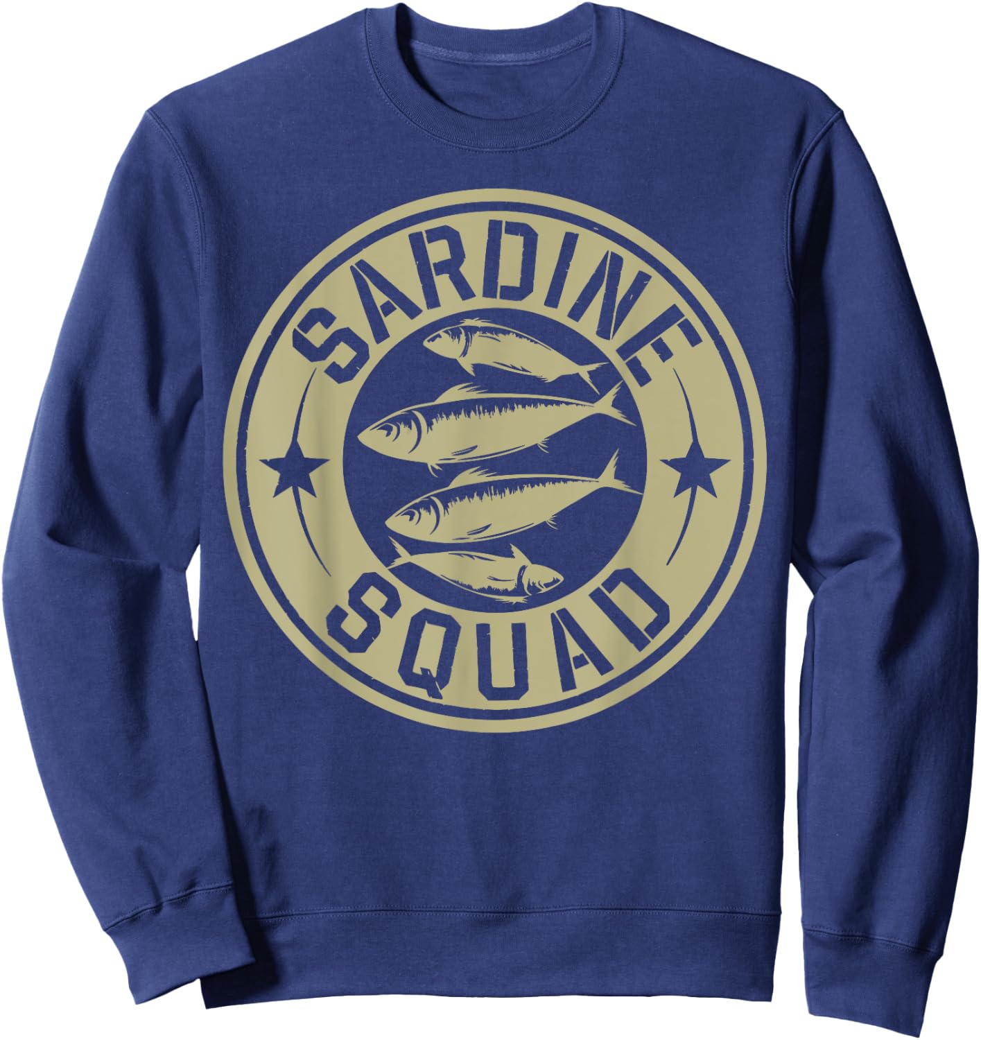 Sardine Lover Sardine Squad Food Festival Sardine Sweatshirt - Sweatshirt | Navy