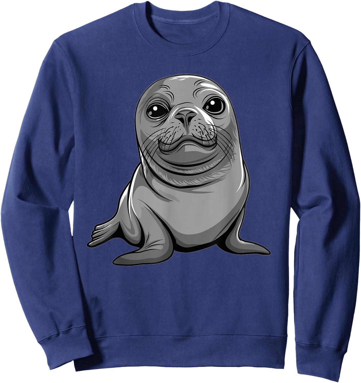 Cute Seal I Kids Seal Sweatshirt - Sweatshirt | Navy