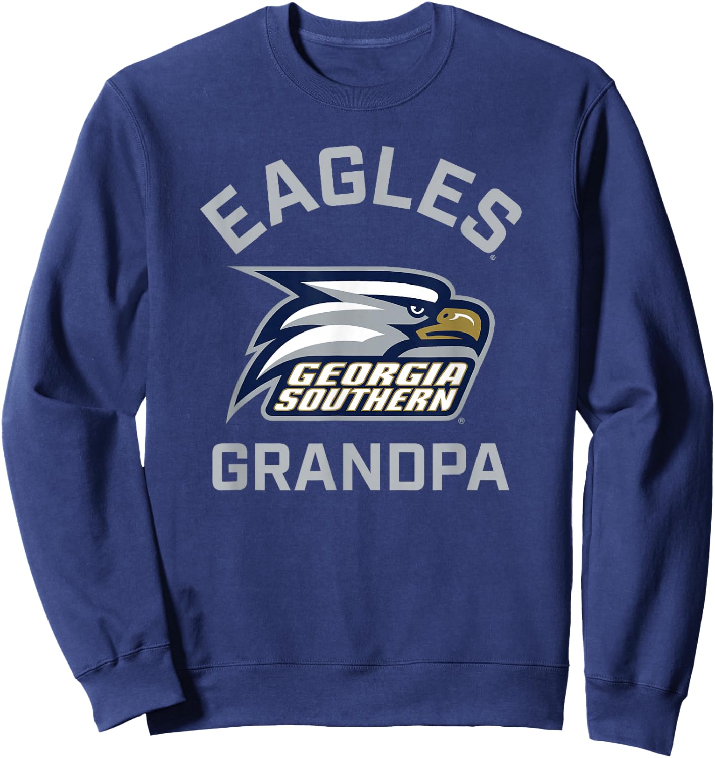 Georgia Southern University Eagles Arched Grandpa Sweatshirt - Sweatshirt | Navy