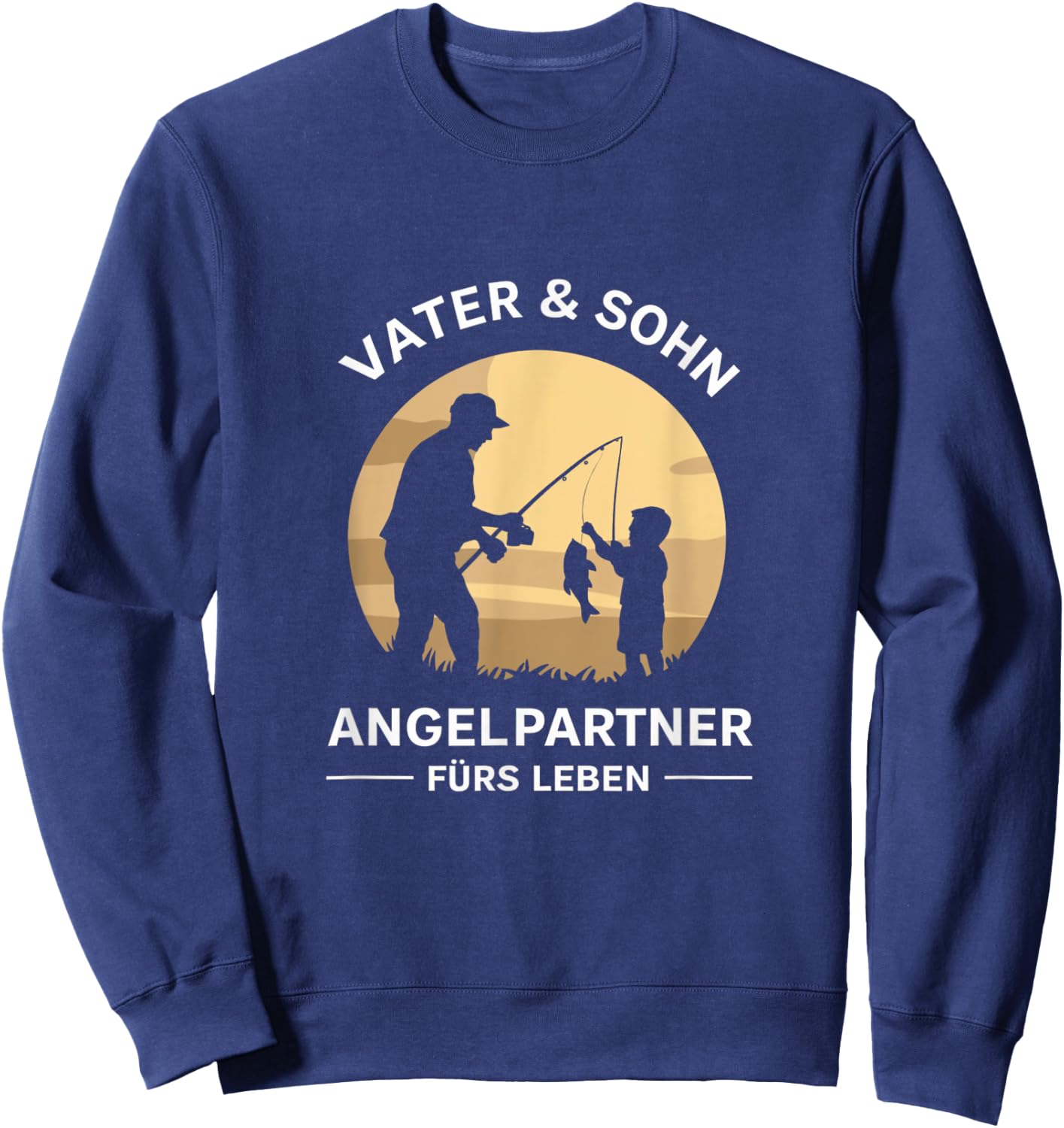 Vater & Sohn Angelpartner fürs Leben Sweatshirt - Sweatshirt | Navy