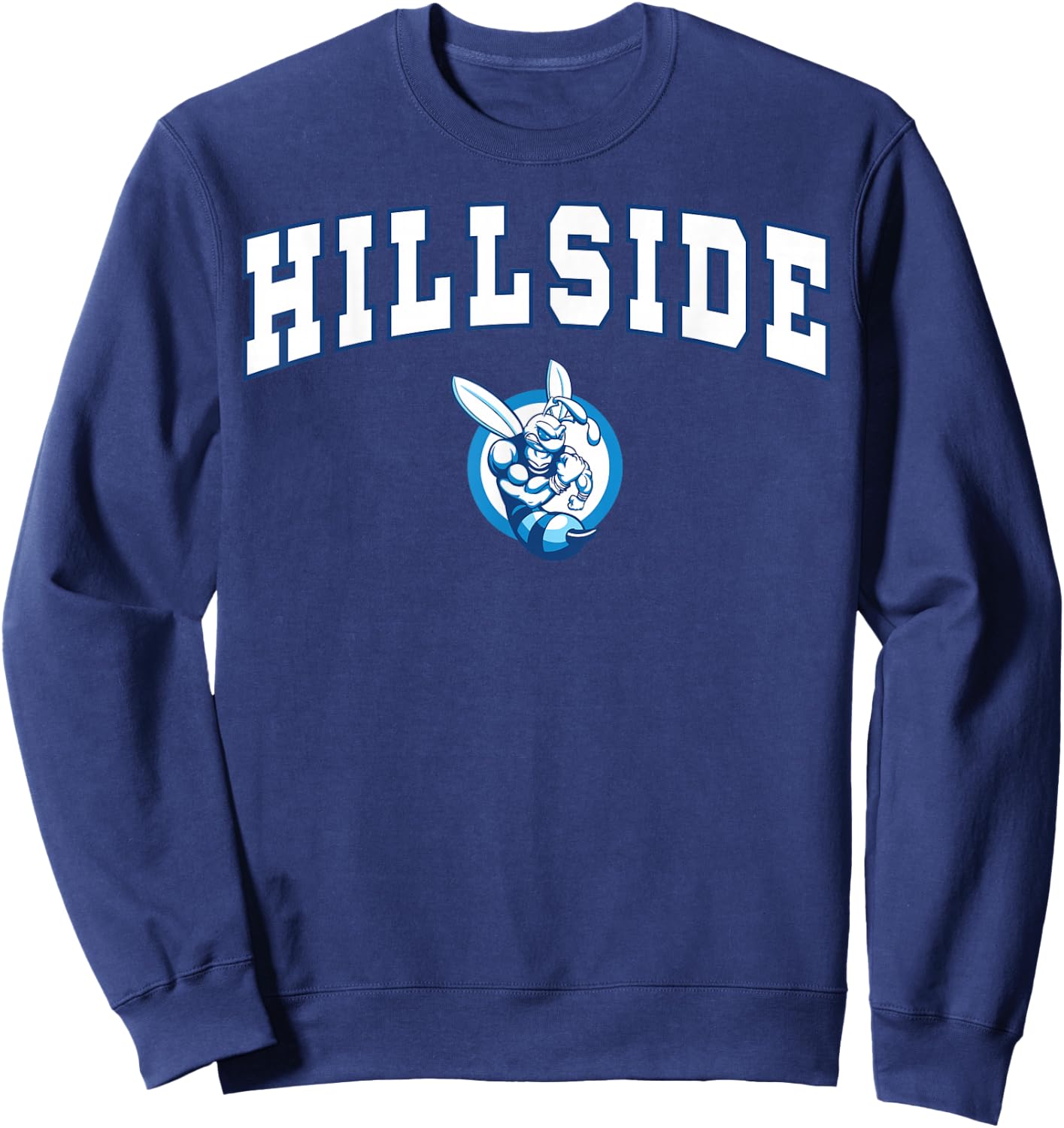 Hillside High School Fighting Hornets Sweatshirt - Sweatshirt | Navy
