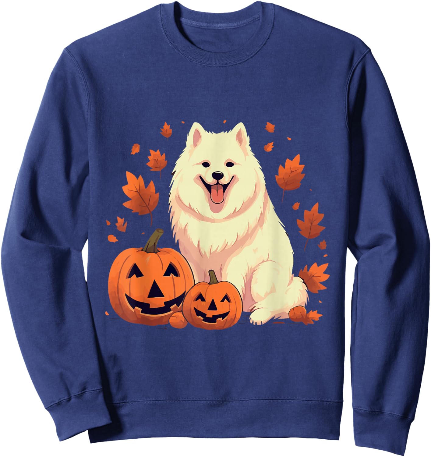 Samoyed Halloween Sweatshirt - Sweatshirt | Navy