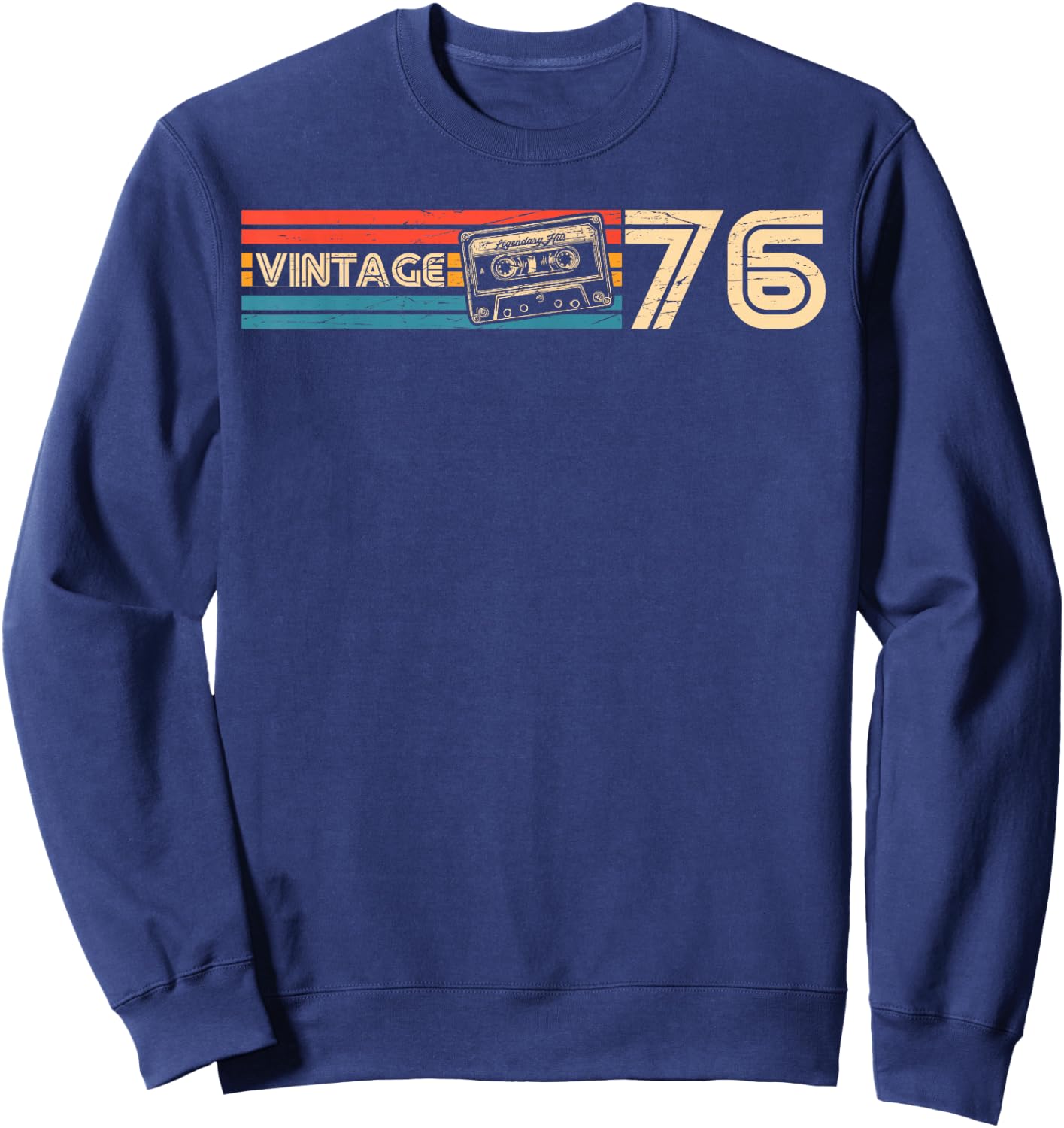 50.Geburtstag Retro Vintage 1976 Mann Frau Geschenk Sweatshirt - Sweatshirt | Navy