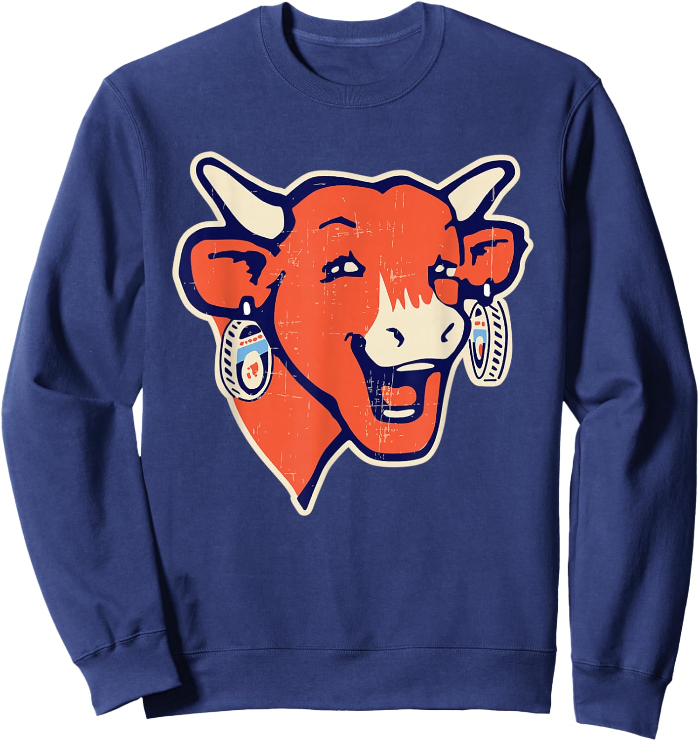 The Laughing Cow Modern Logo Sweatshirt - Sweatshirt | Navy