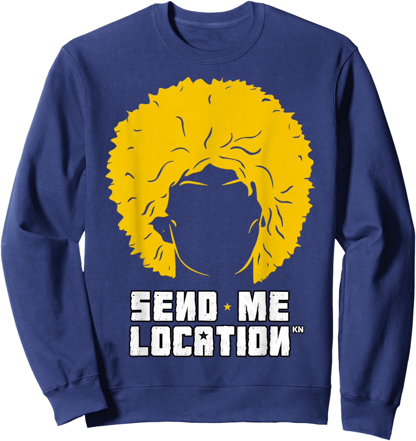 Send Me Location Papakha Hat Sweatshirt - Sweatshirt | Navy