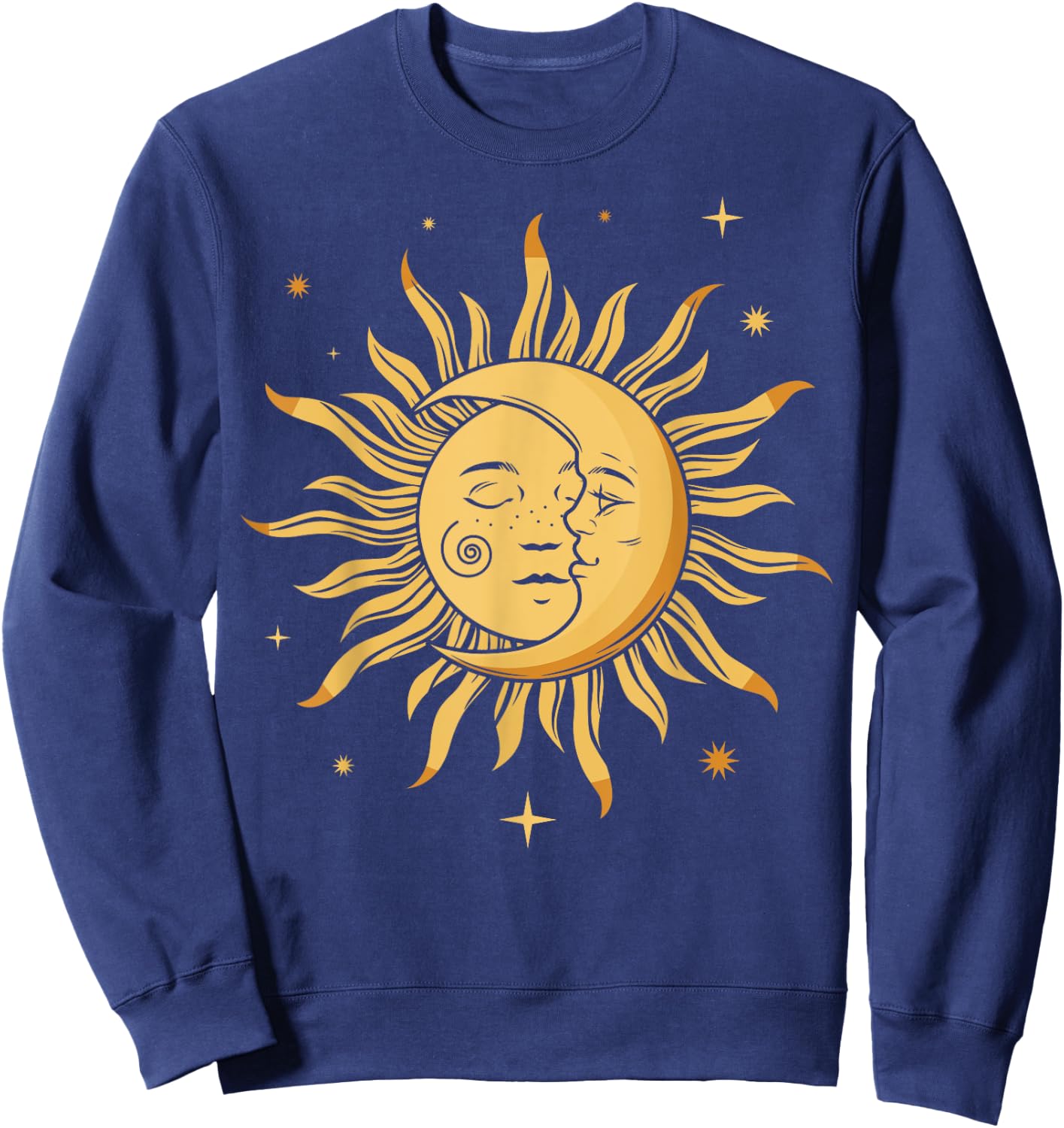 Astronomie Retro Sterne Sonne Mond Planeten Astrophile Sweatshirt - Sweatshirt | Navy