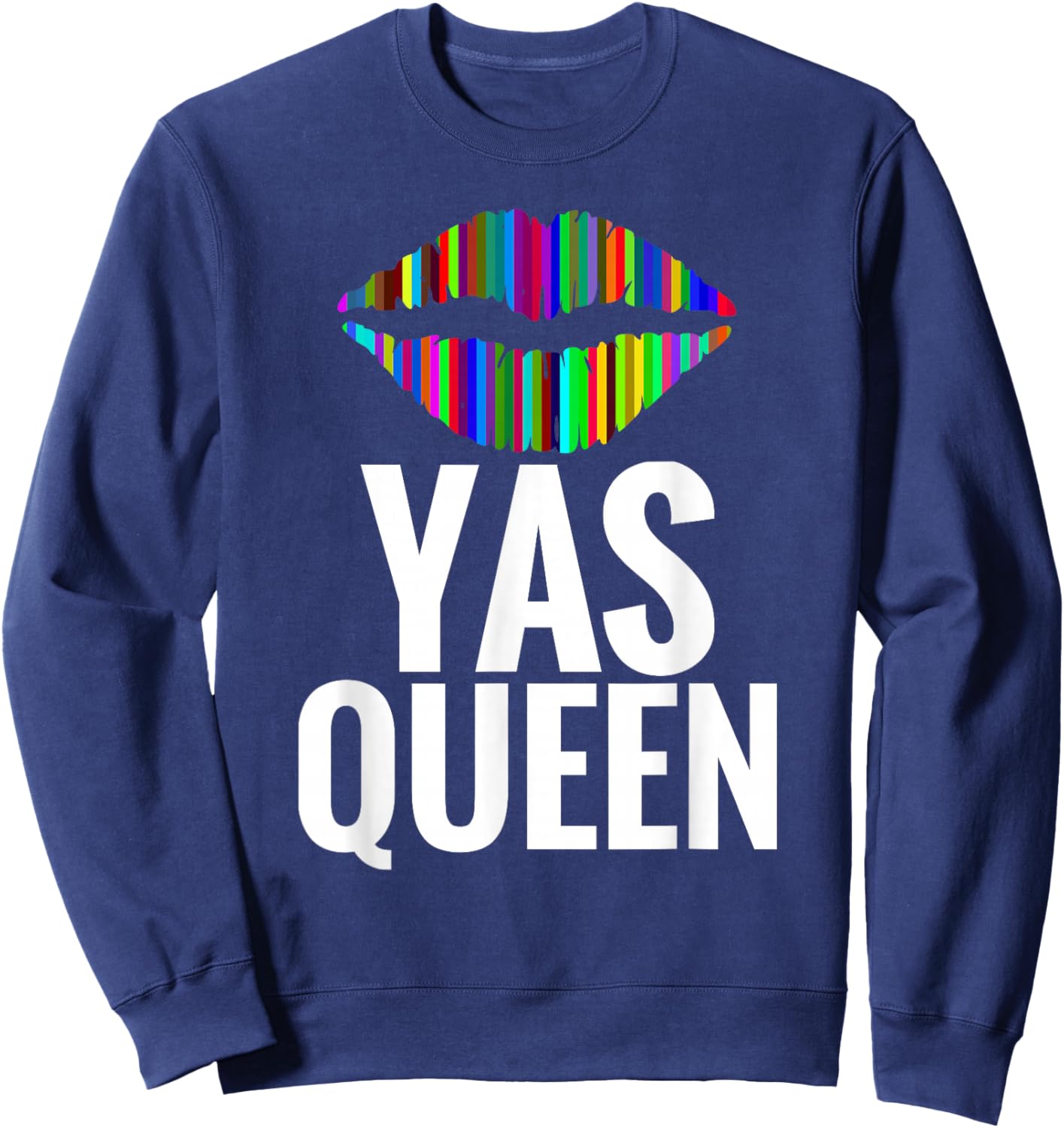 Yas Queen Drag Race Sweatshirt - Sweatshirt | Navy