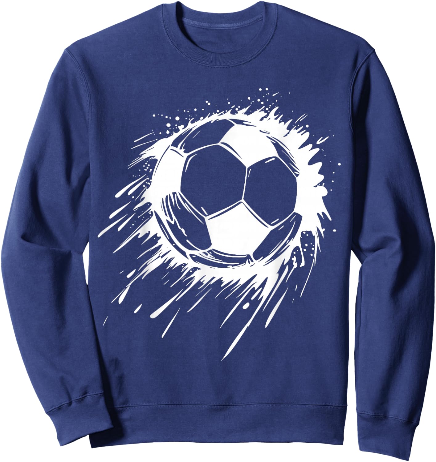 Retro Football Player Football Lover Cool Football , black Sweatshirt - Sweatshirt | Navy