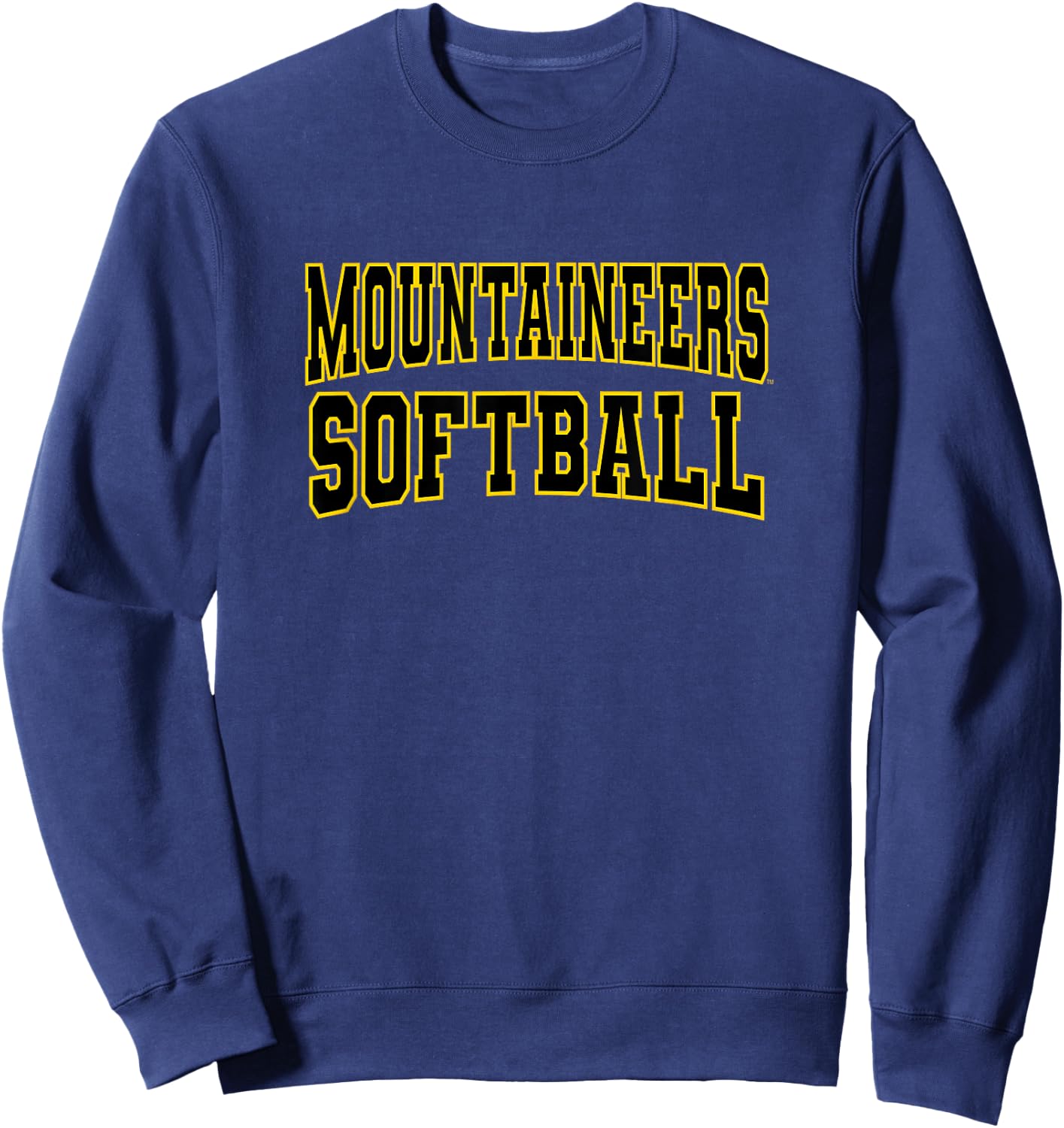 Mountaineers Softball Appalachian State Apparel Sports Fan Sweatshirt - Sweatshirt | Navy