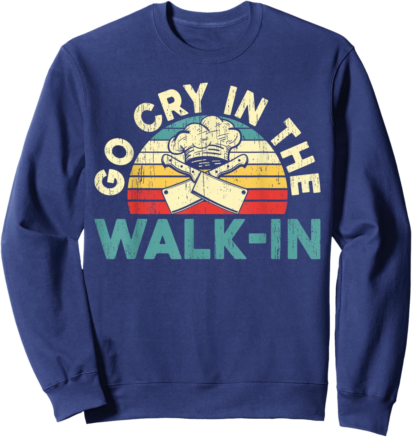 Go Cry In The Walk-In Sweatshirt - Sweatshirt | Navy