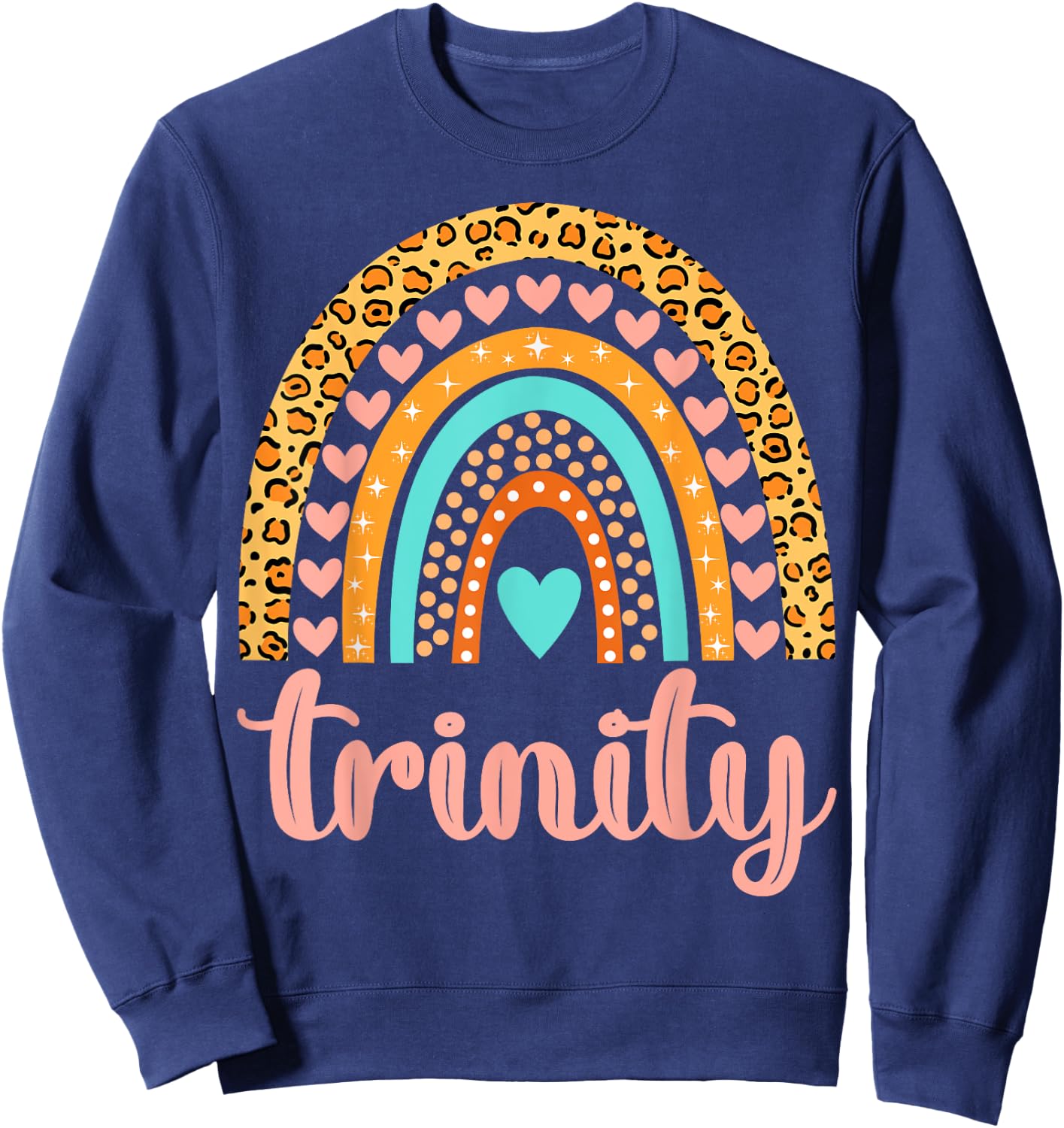 Trinity Trinity Name Birthday Shirt Gift Sweatshirt - Sweatshirt | Navy