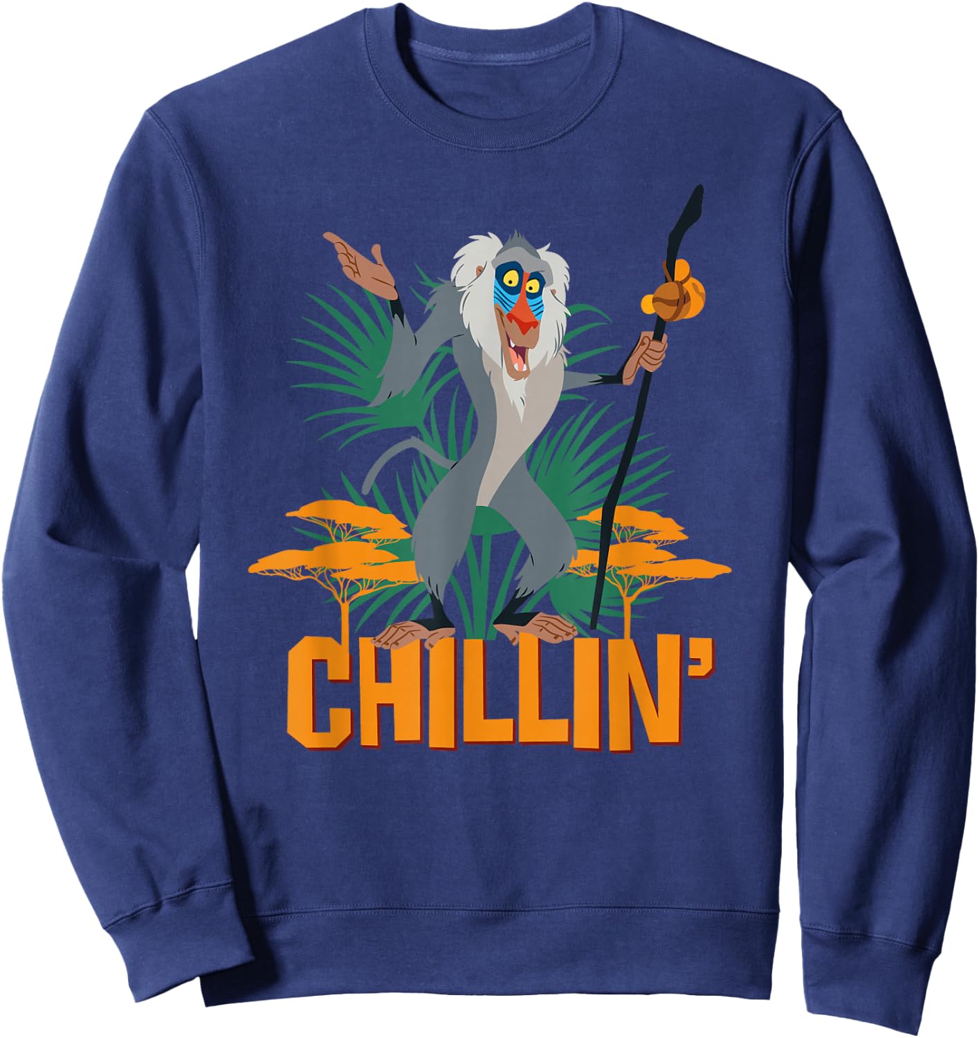 Disney The Lion King Rafiki is Chillin’ Sweatshirt - Sweatshirt | Navy