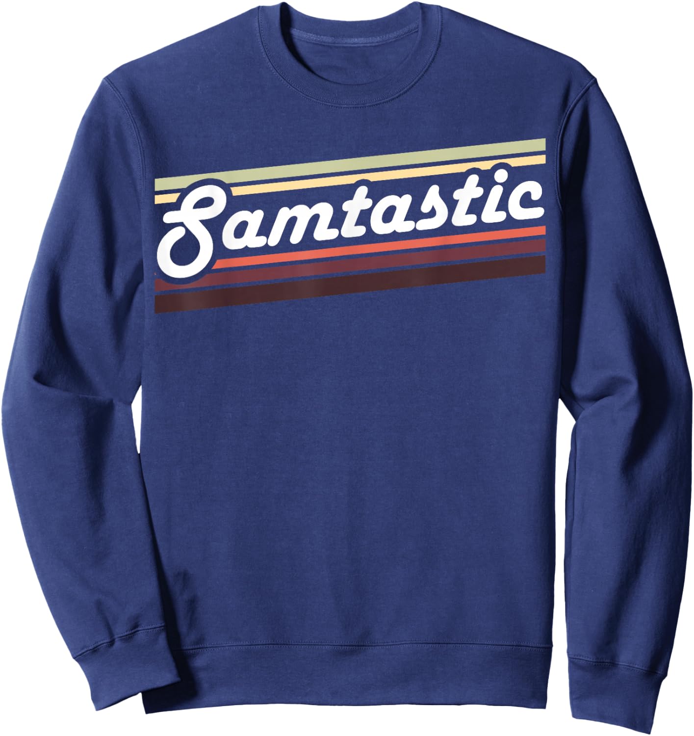 Personalized Name Samantha name like Sam Sweatshirt - Sweatshirt | Navy