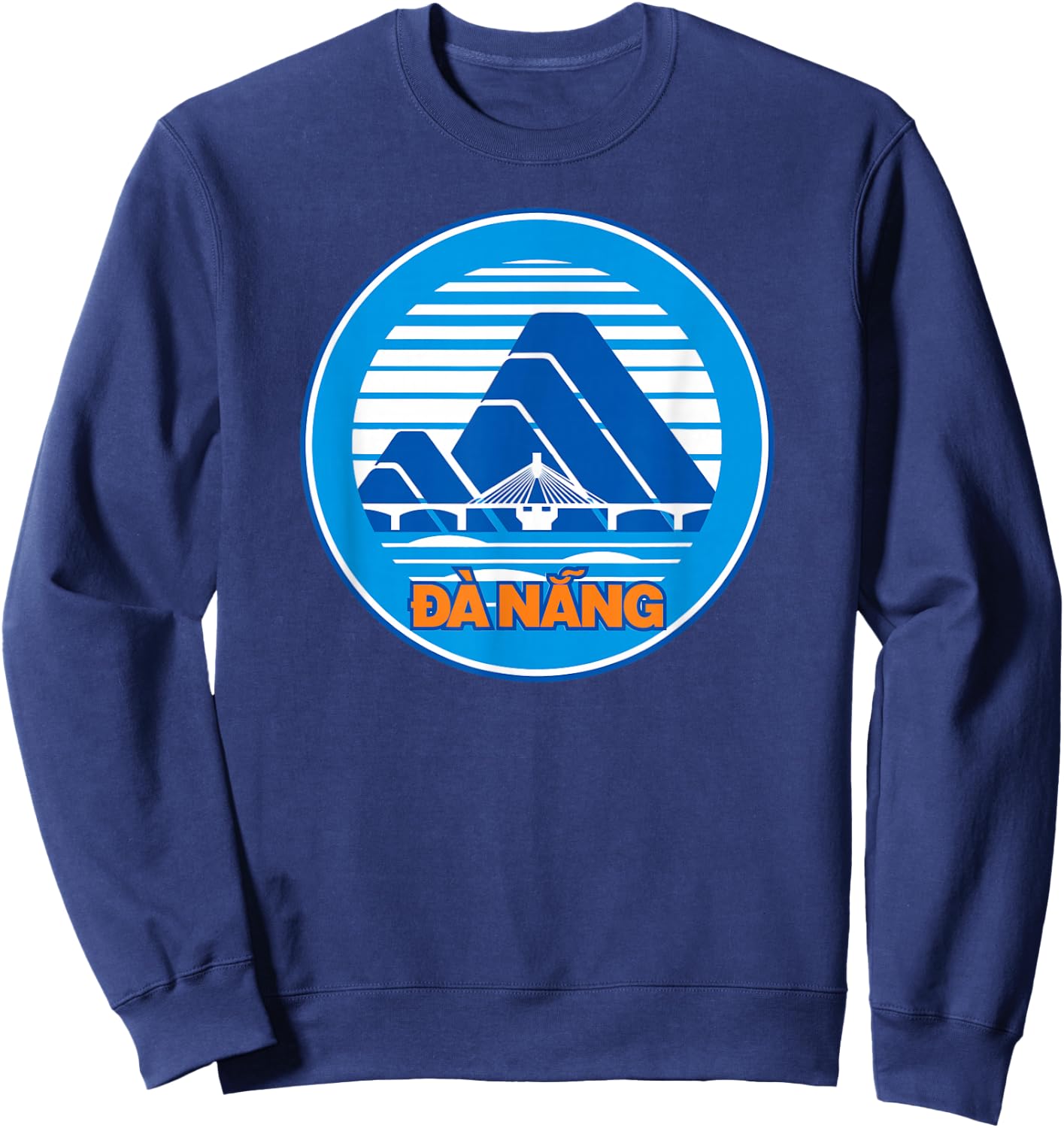 DA Nang DANANG Vietnam City Emblem Seal Sweatshirt - Sweatshirt | Navy