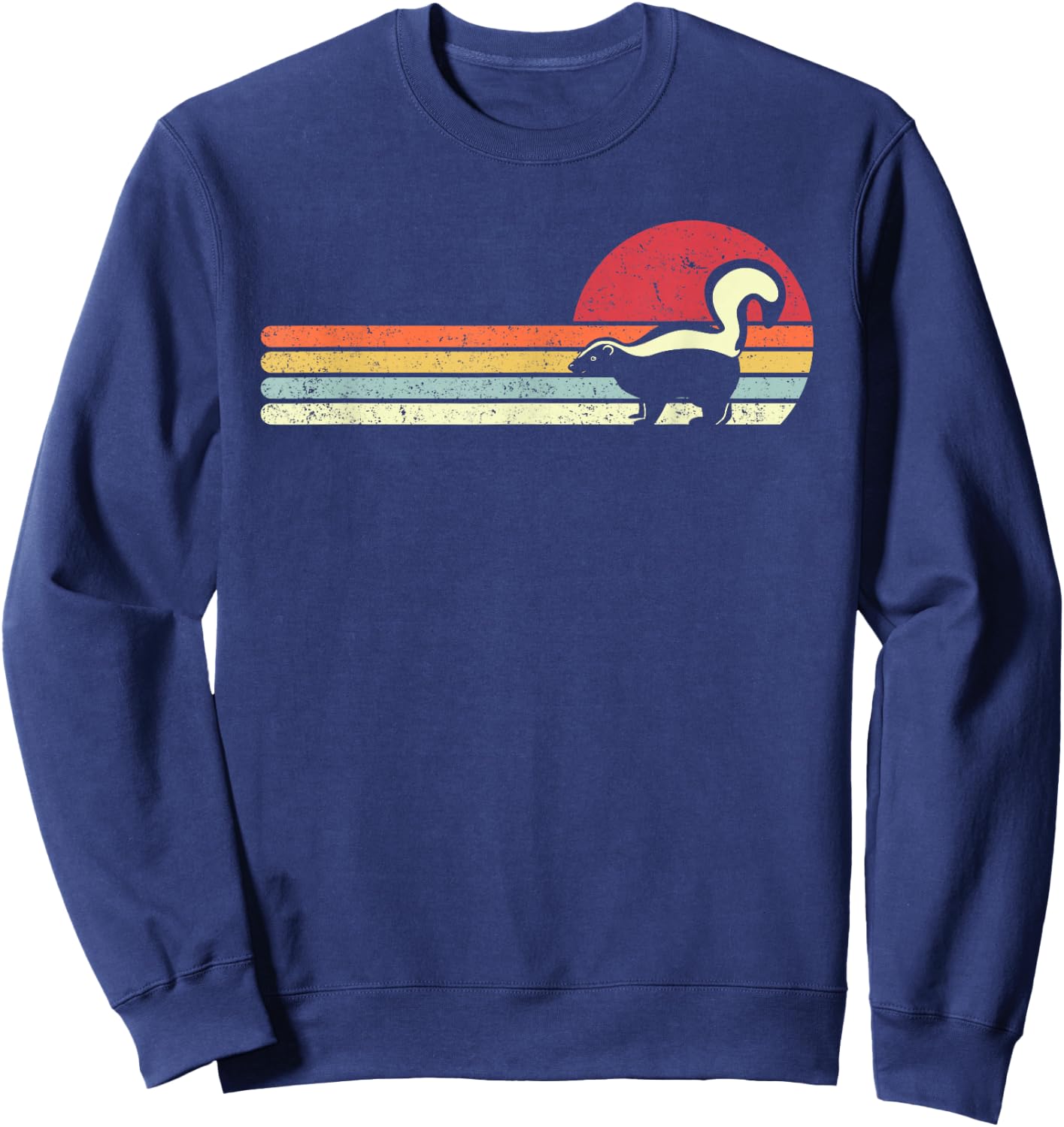 Skunk Shirt Vintage Sweatshirt - Sweatshirt | Navy
