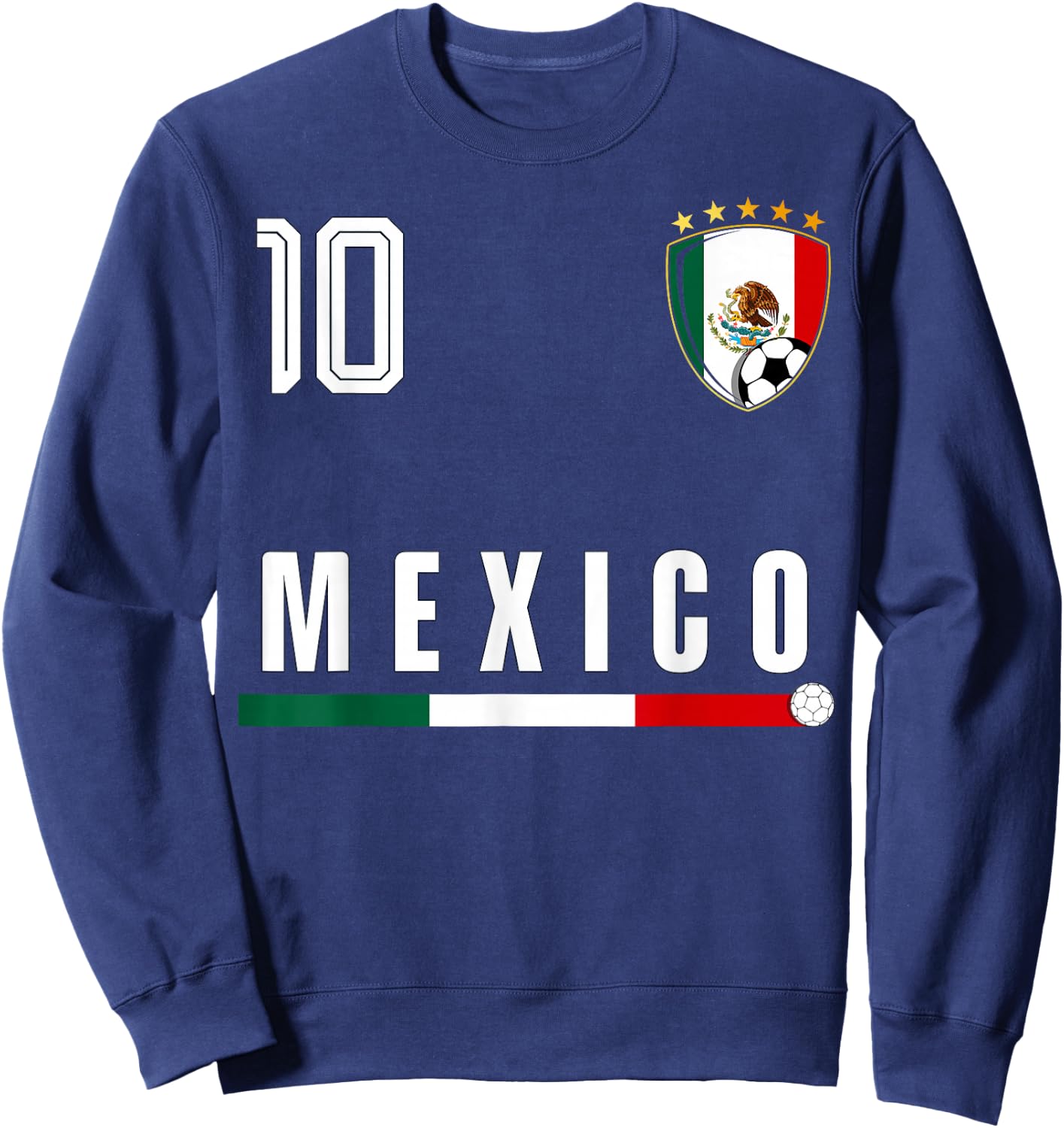 Mexico Flag Mexican Pride Lovers Sweatshirt - Sweatshirt | Navy