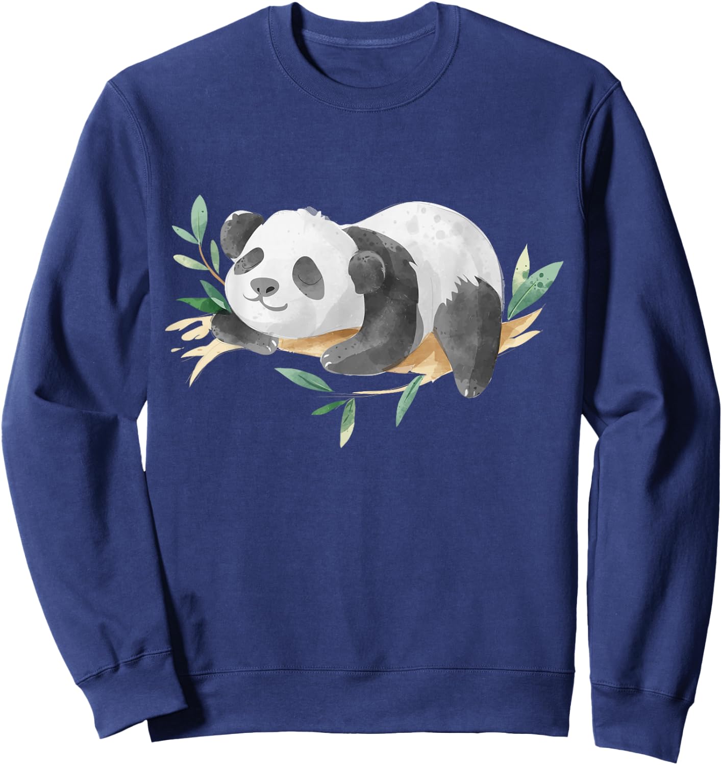 Watercolor Panda Sweatshirt - Sweatshirt | Navy