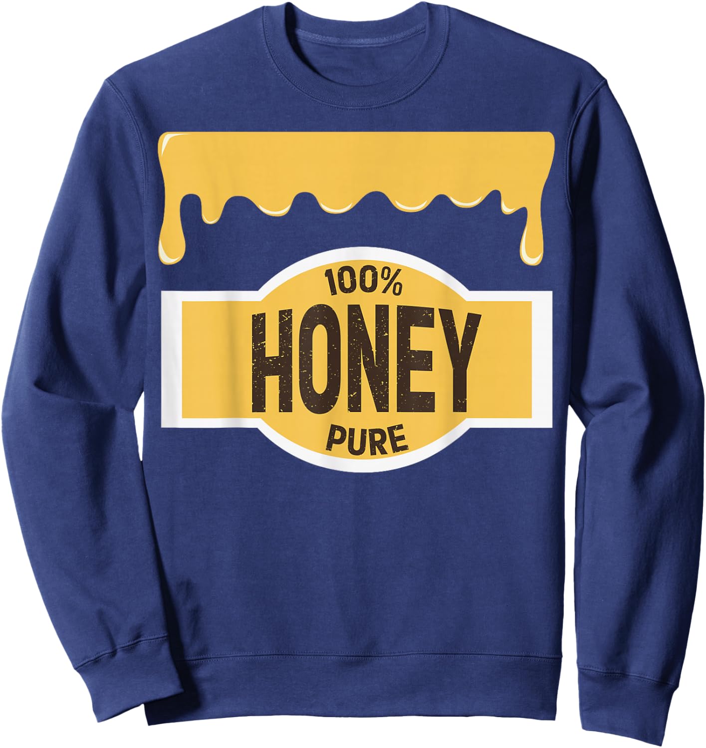 Honey Jar Last Minute Honeypot DIY Halloween Costume Sweatshirt - Sweatshirt | Navy