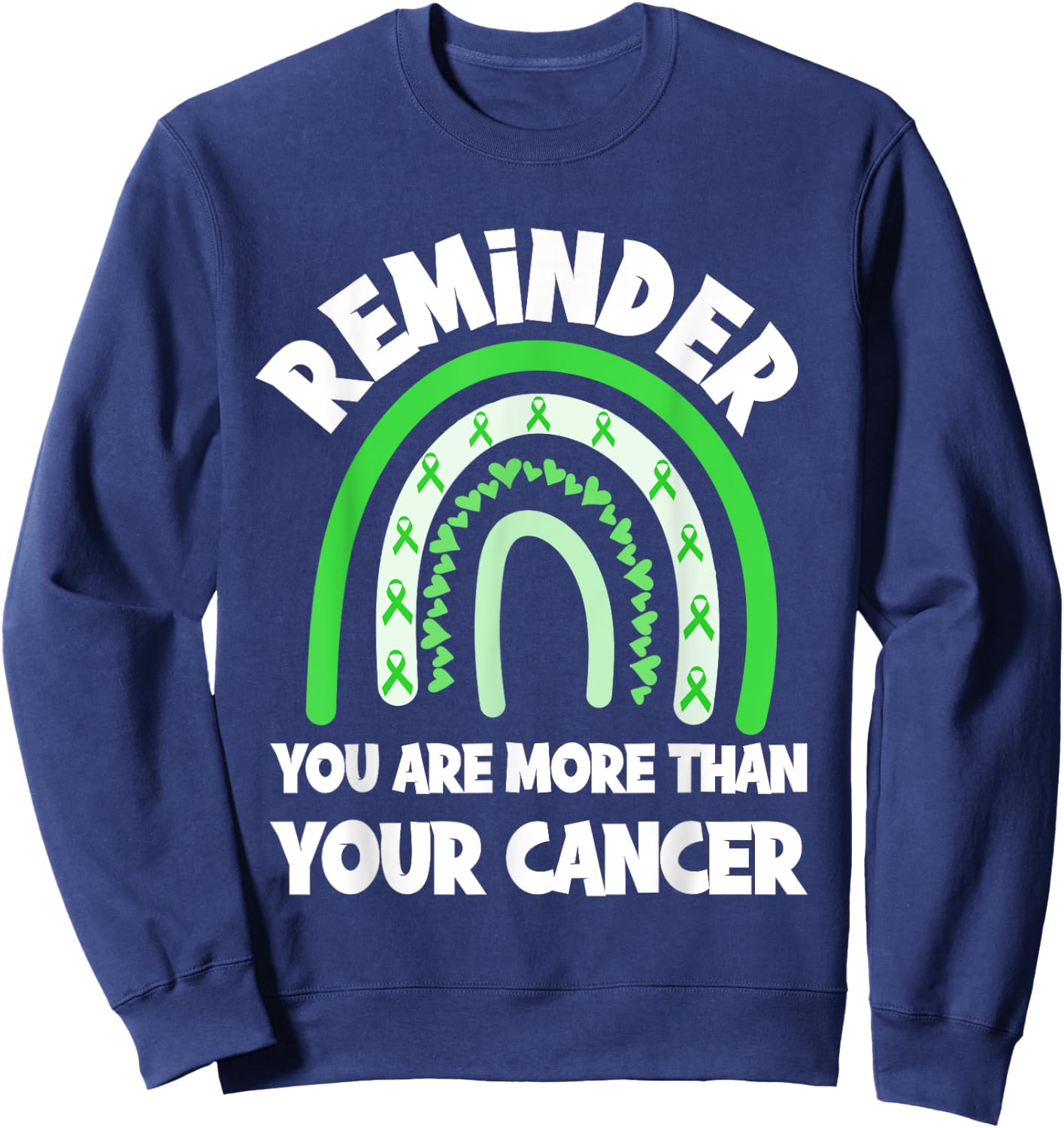 Non Hodgkins Lymphoma Support Chemo Oncology Cancer Nurse Sweatshirt - Sweatshirt | Navy