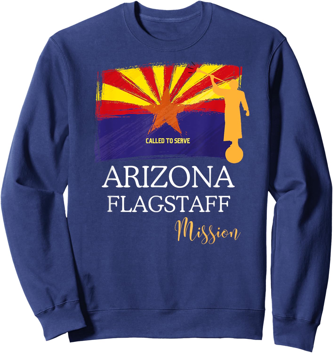 Arizona Flagstaff Mormon LDS Mission Missionary Sweatshirt - Sweatshirt | Navy