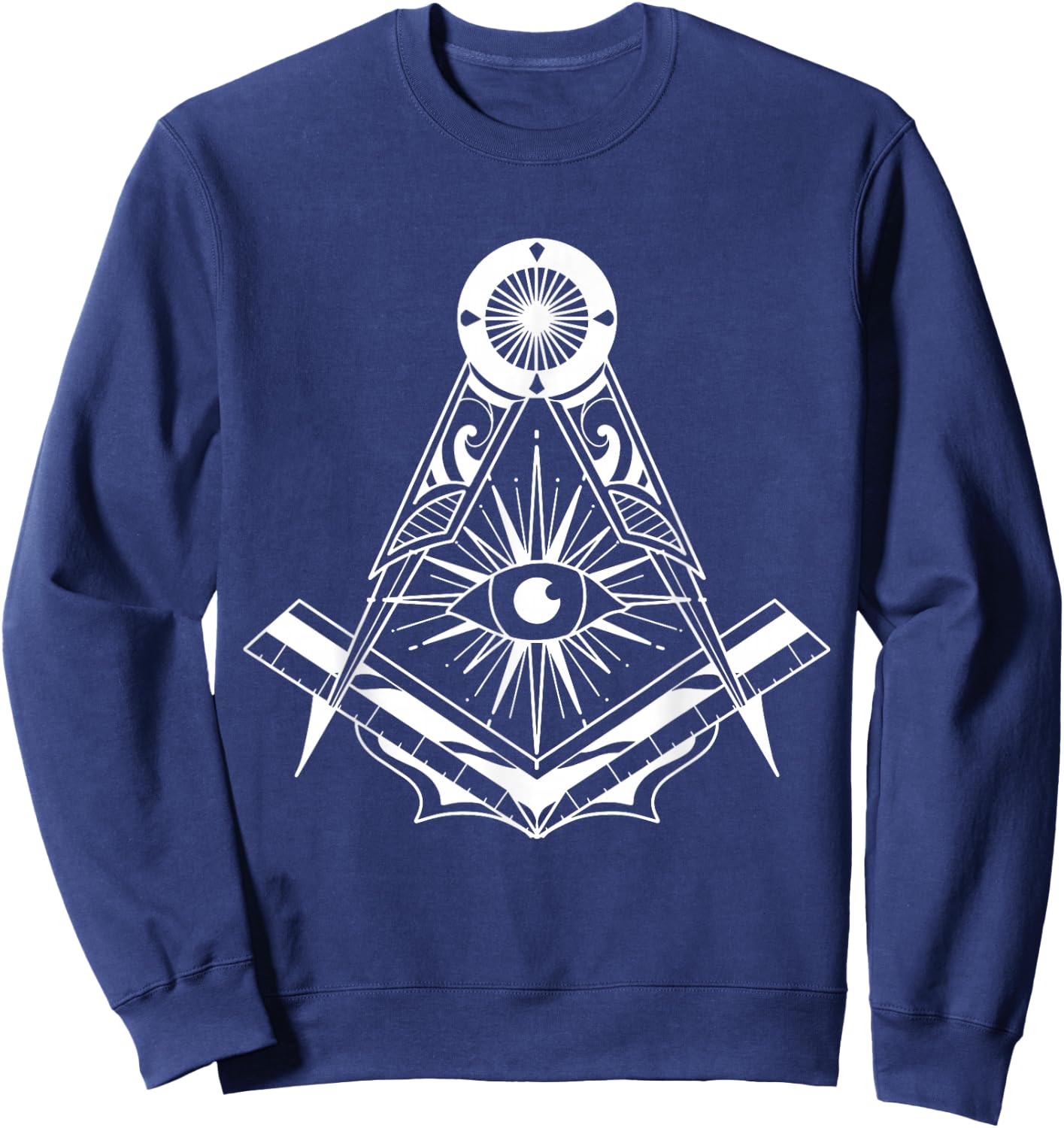 Freemason Emblem , Black, S Sweatshirt - Sweatshirt | Navy