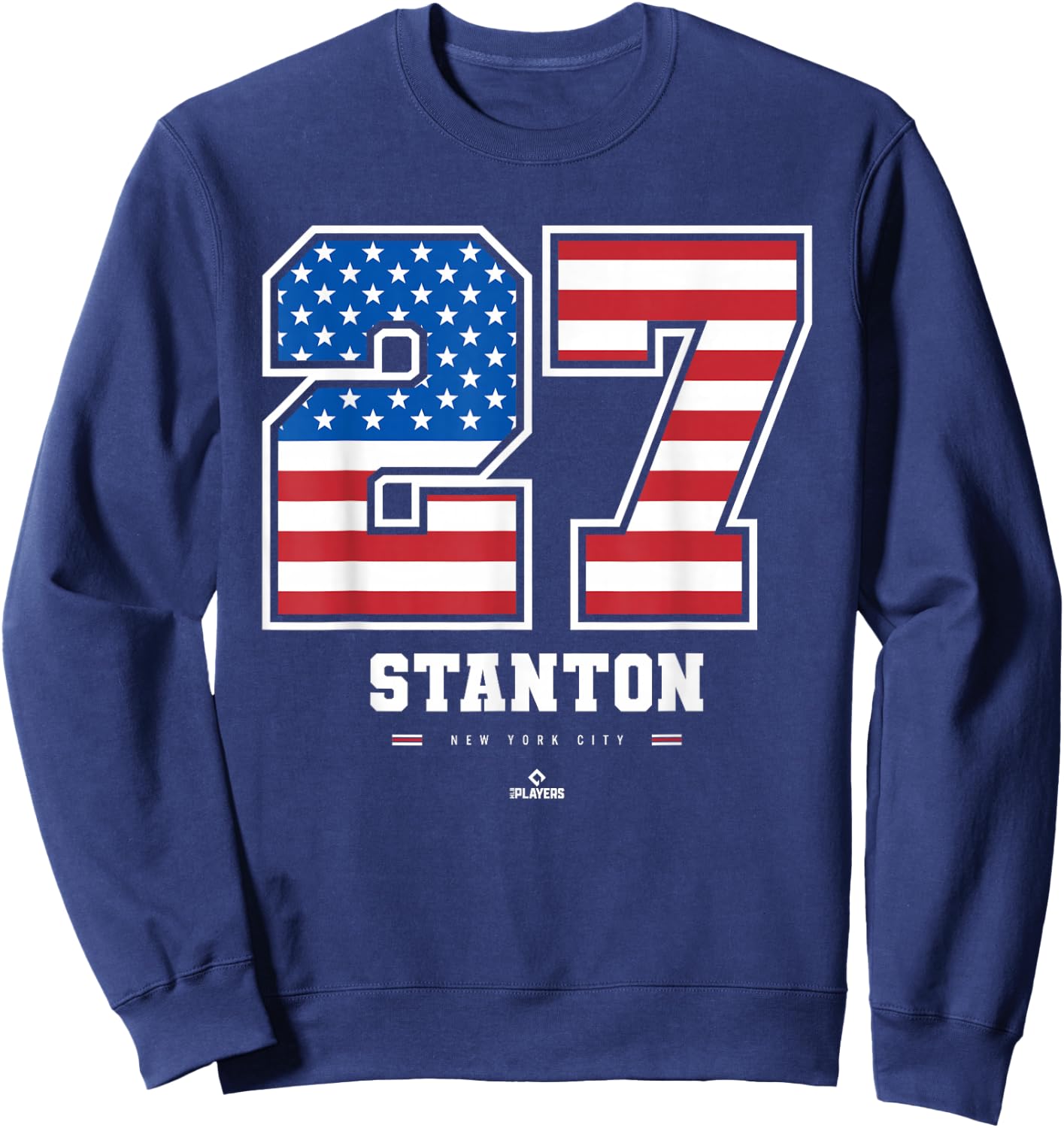 Giancarlo Stanton - US Flag Number Sweatshirt - Sweatshirt | Navy