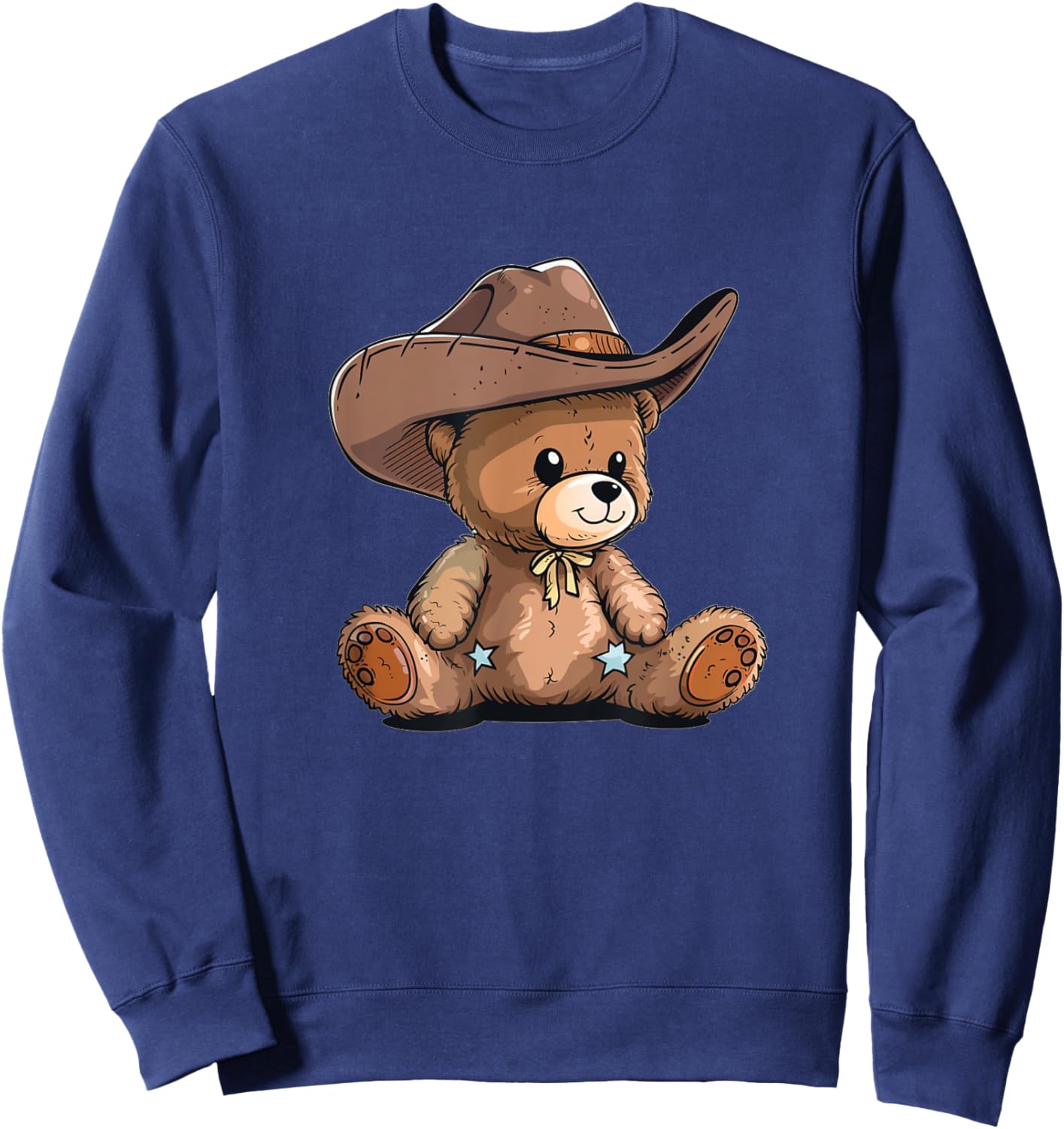 Adorable Teddy Bear Cowboy Sweatshirt - Sweatshirt | Navy
