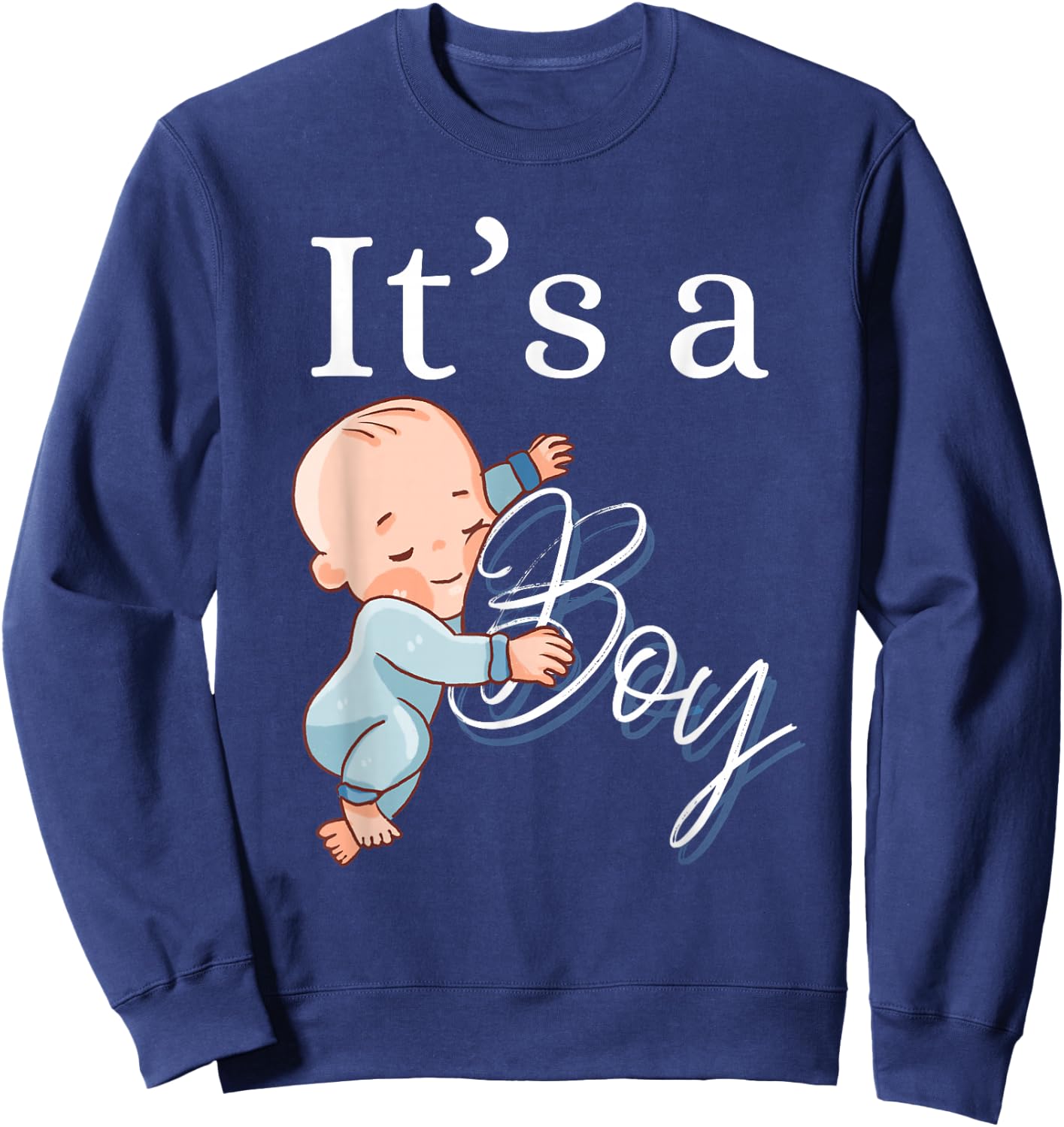 It's a boy 2024 , black Sweatshirt - Sweatshirt | Navy
