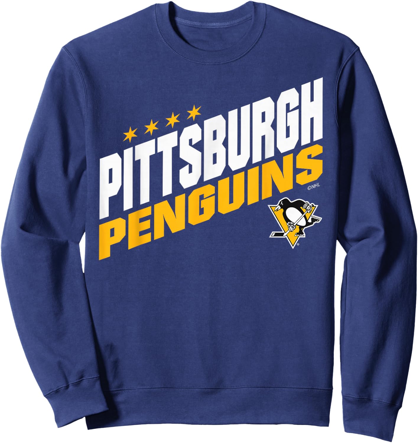 Pittsburgh Penguins Fuel Dark Heather Officially Licensed Sweatshirt - Sweatshirt | Navy