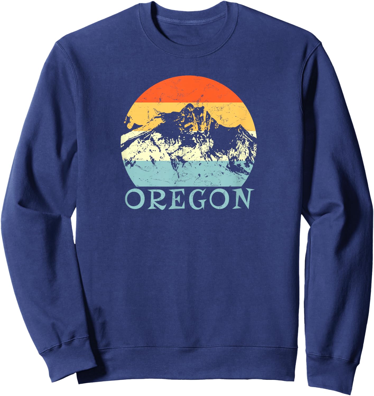 Oregon, The Beaver State with it's natural beauty. Oregon Sweatshirt - Sweatshirt | Navy