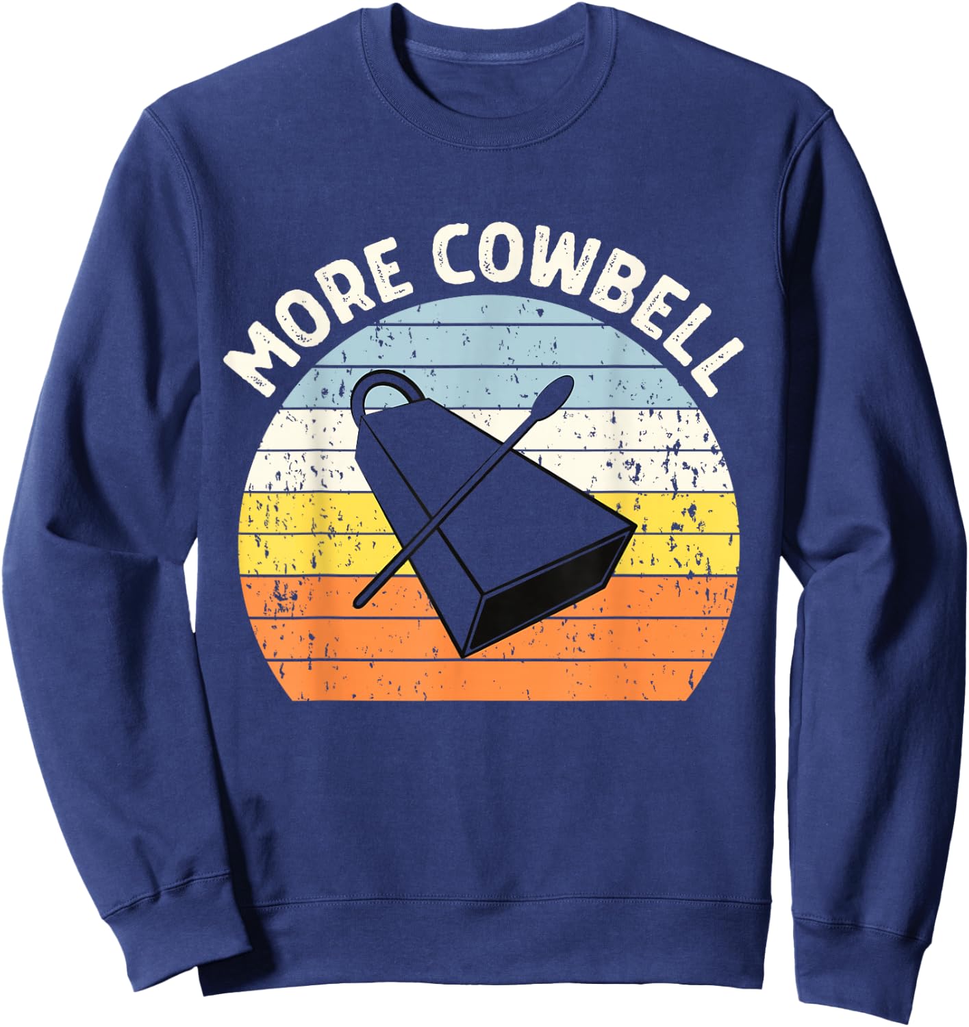 Vintage Sunset More Cowbell Sweatshirt - Sweatshirt | Navy