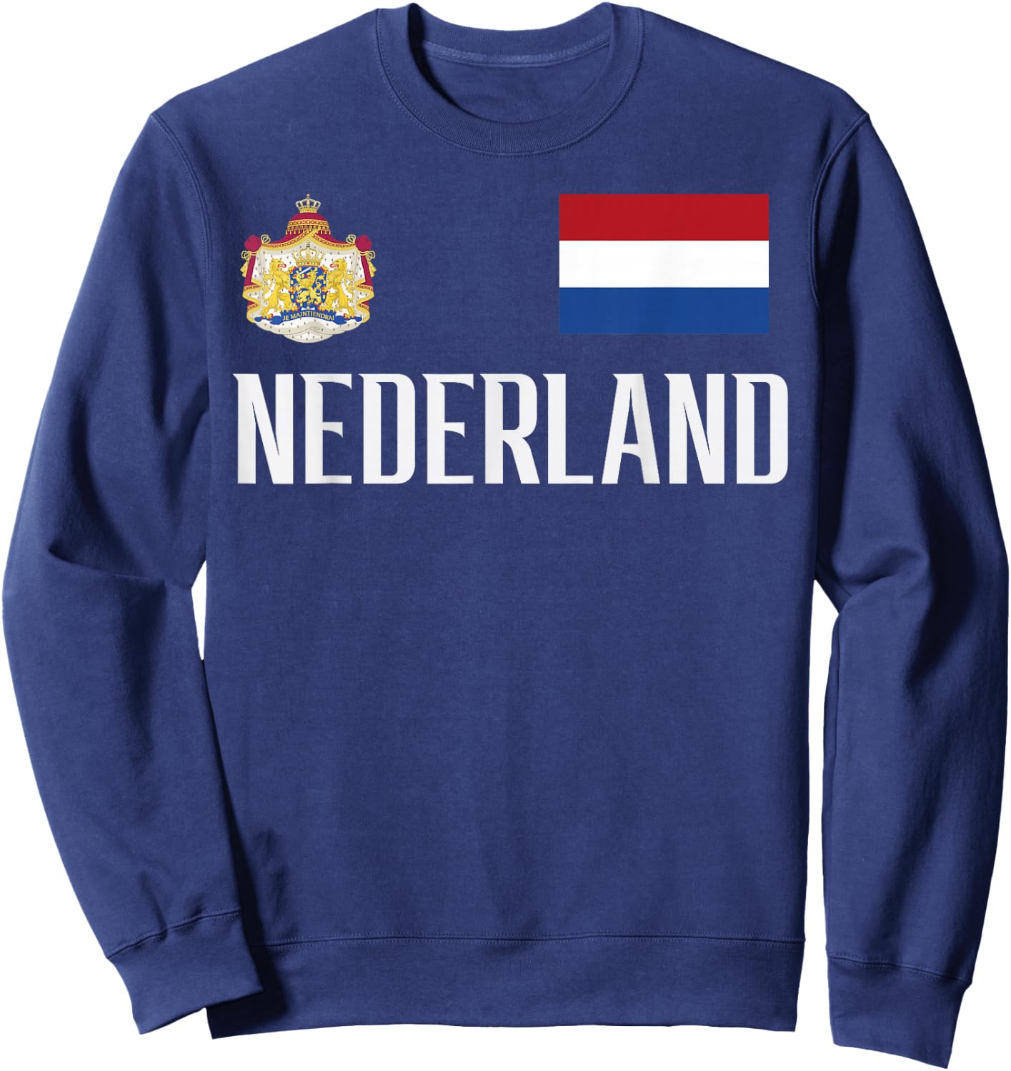 Netherlands Nederland Football Soccer Fan Men Women Kids Sweatshirt - Sweatshirt | Navy