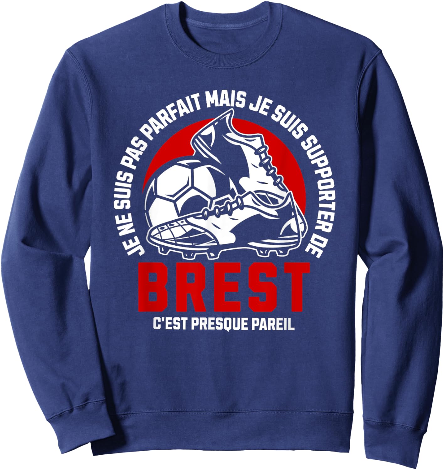 Brest Humour , Black, S Sweatshirt - Sweatshirt | Navy