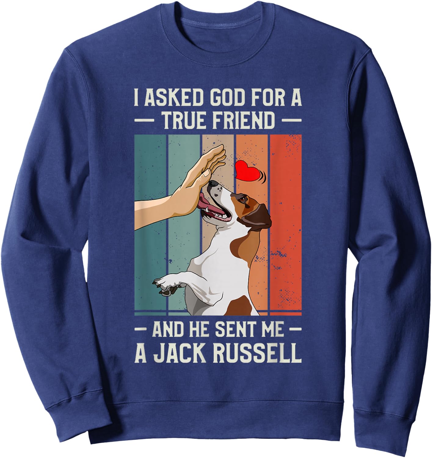 Jack Russell Terrier Jack Russells Dog Sweatshirt - Sweatshirt | Navy