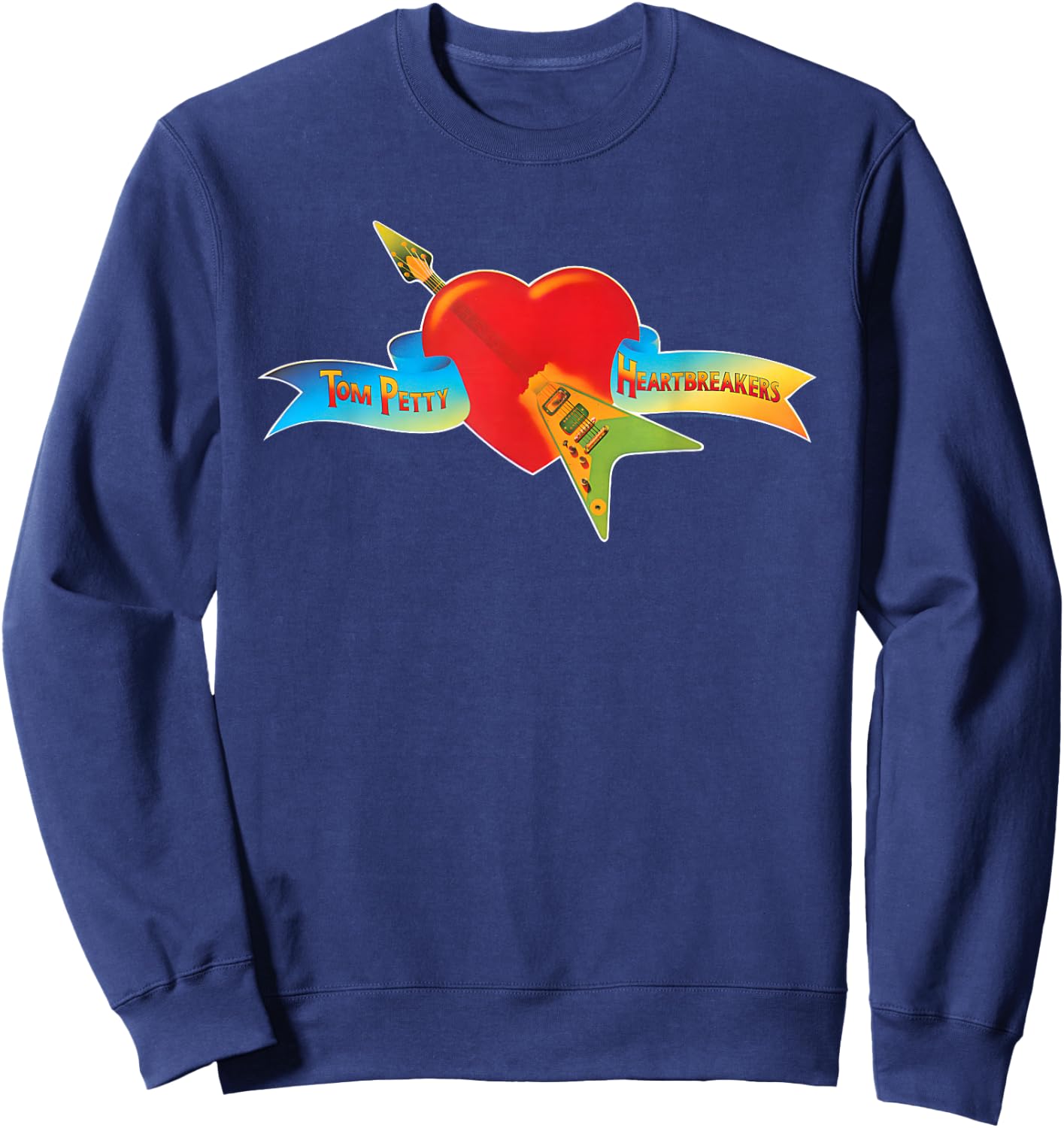 Tom Petty und die Heartbreakers Classic Logo Sweatshirt - Sweatshirt | Navy