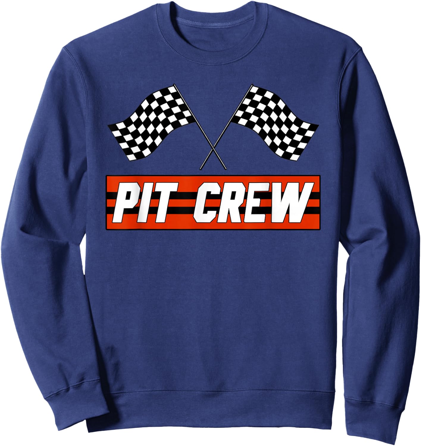 PIT CREW Race Car - Hosting Parties Sweatshirt - Sweatshirt | Navy