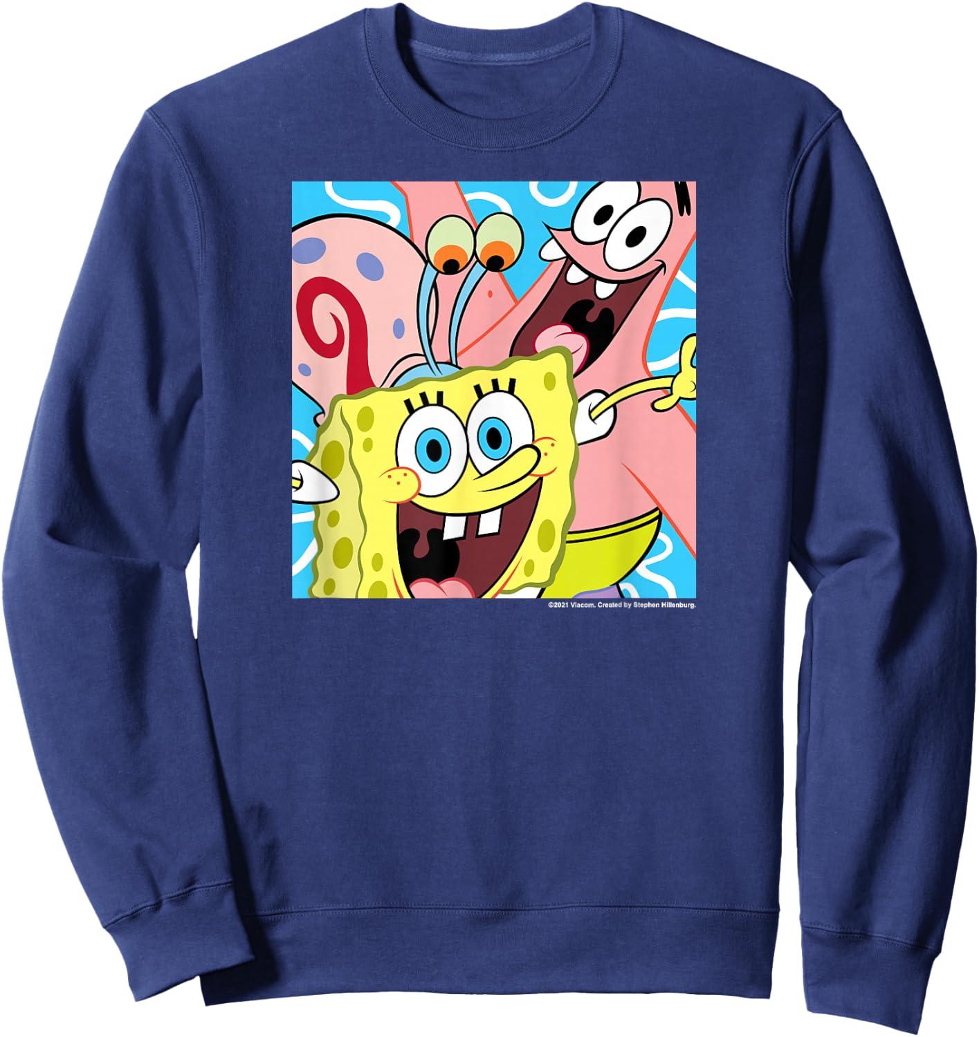 Spongebob Squarepants - Patrick Star and Gary the Snail Sweatshirt - Sweatshirt | Navy
