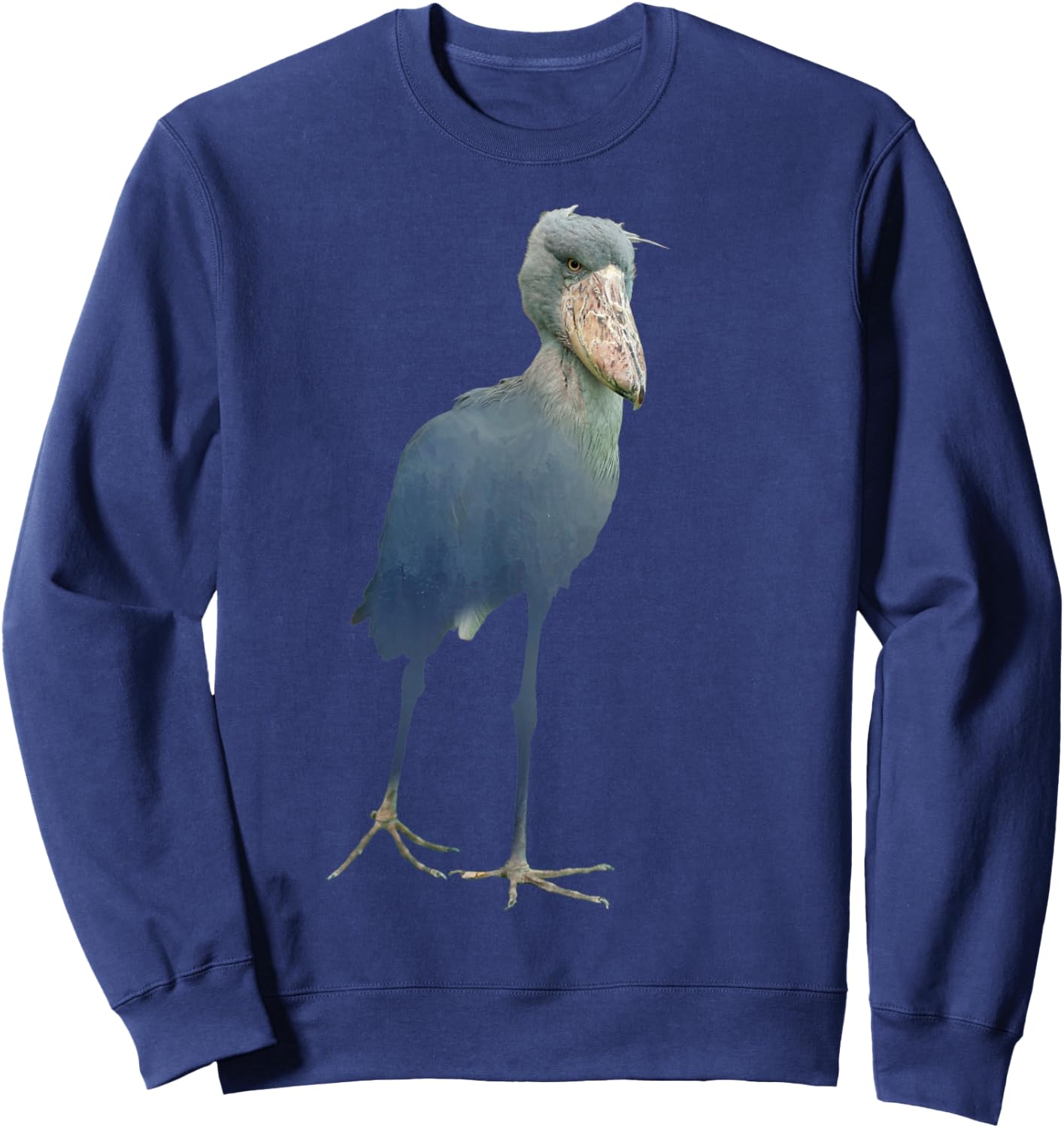 Schuhschnabel Abu Markub Bird Funny , black Sweatshirt - Sweatshirt | Navy