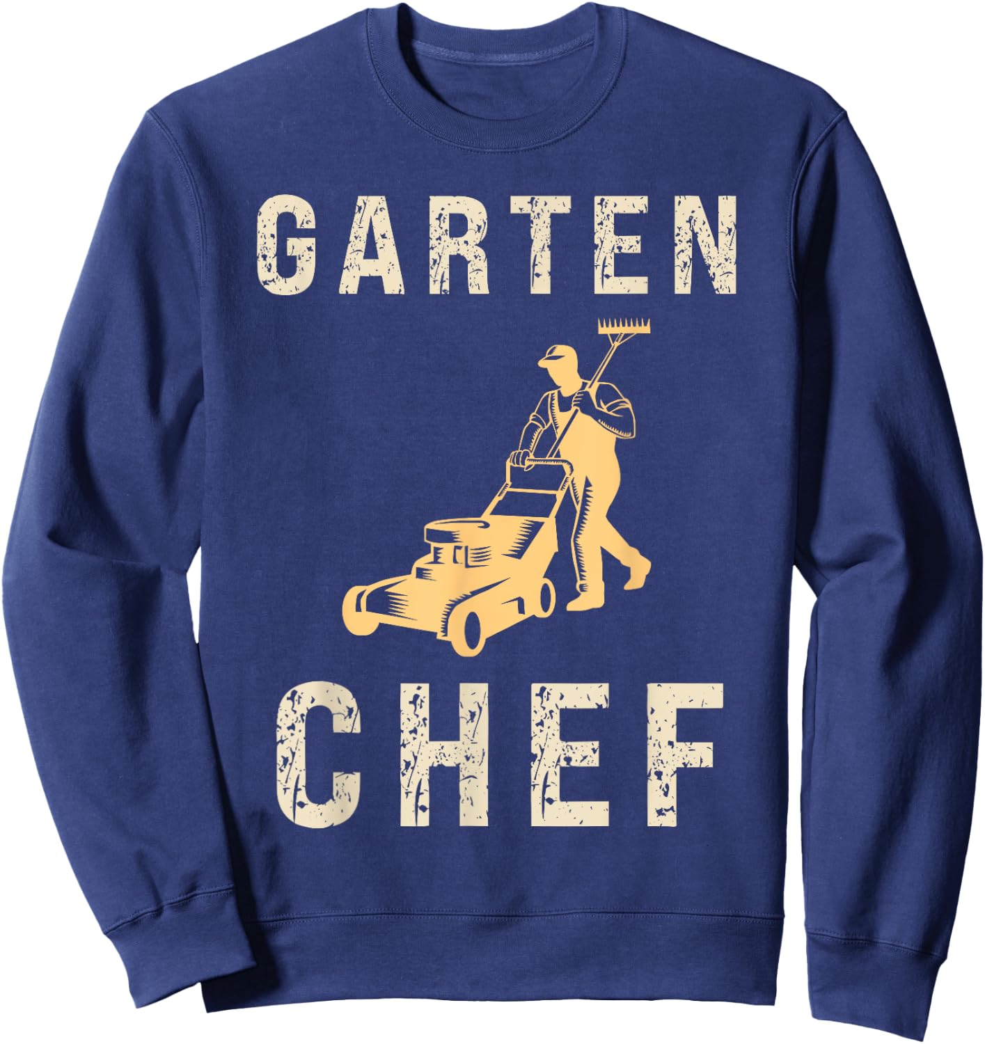 Gärtner Garten Chef Papa Opa Vatertag Sweatshirt - Sweatshirt | Navy