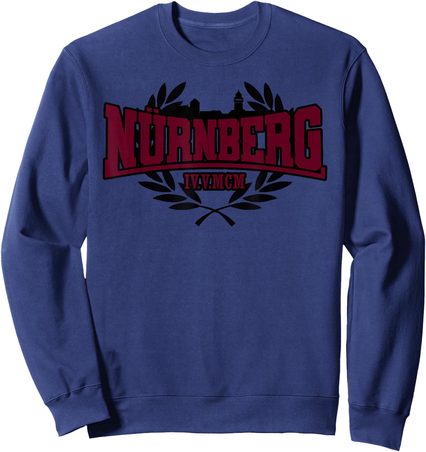 "Founding Date Nuremberg" for Football Fans and Ultras , black Sweatshirt - Sweatshirt | Navy