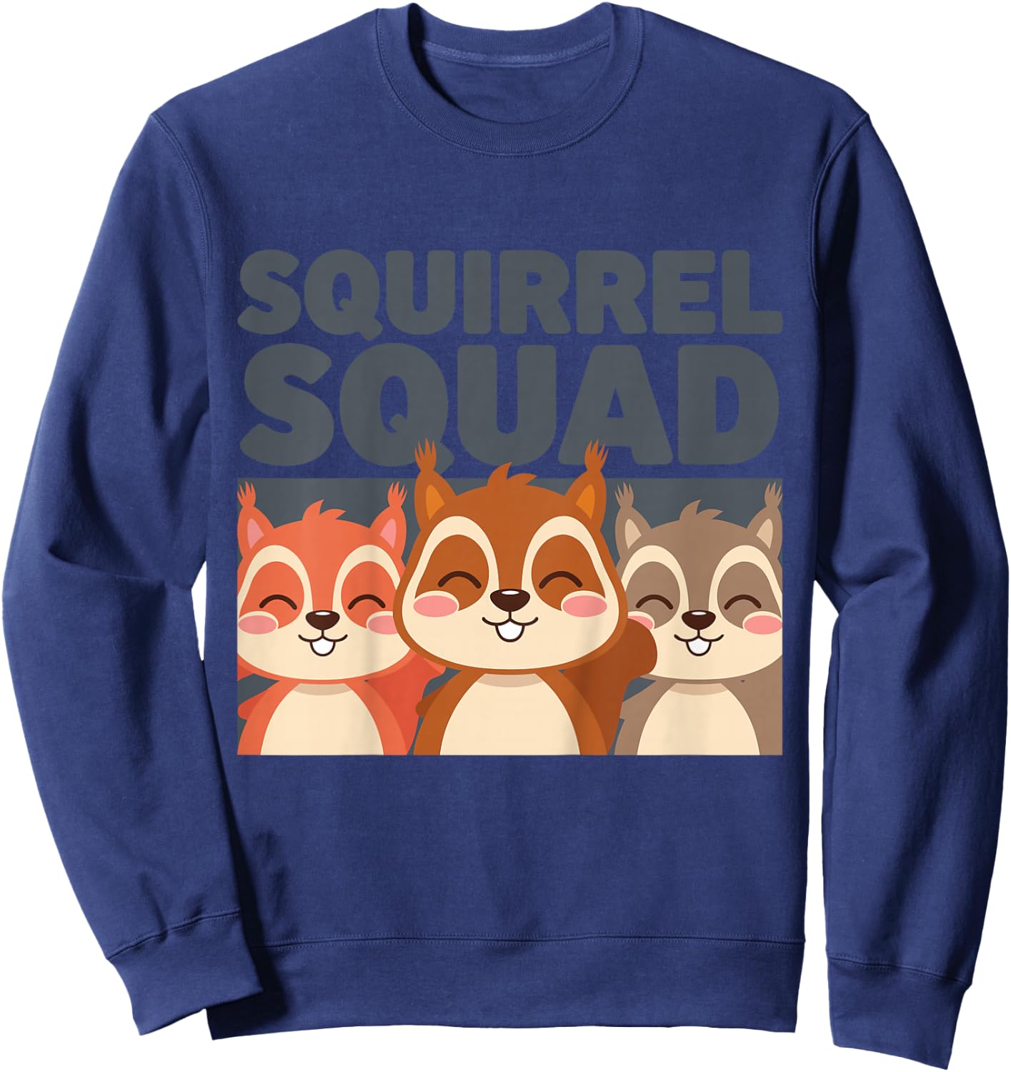 Kids Squirrel Kids Sweatshirt - Sweatshirt | Navy