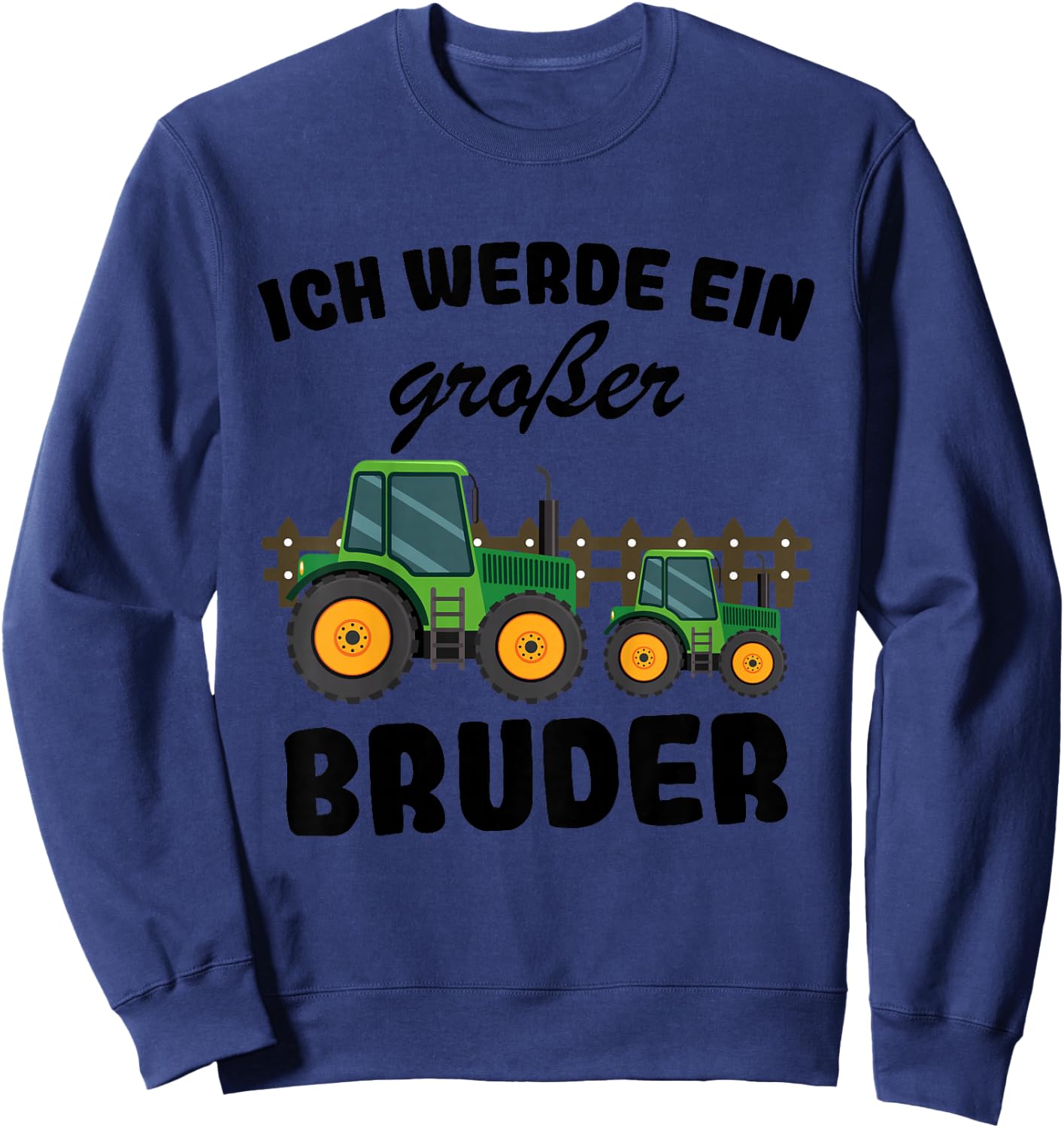 Ich Werde Großer Bruder 2026 Traktor Sweatshirt - Sweatshirt | Navy