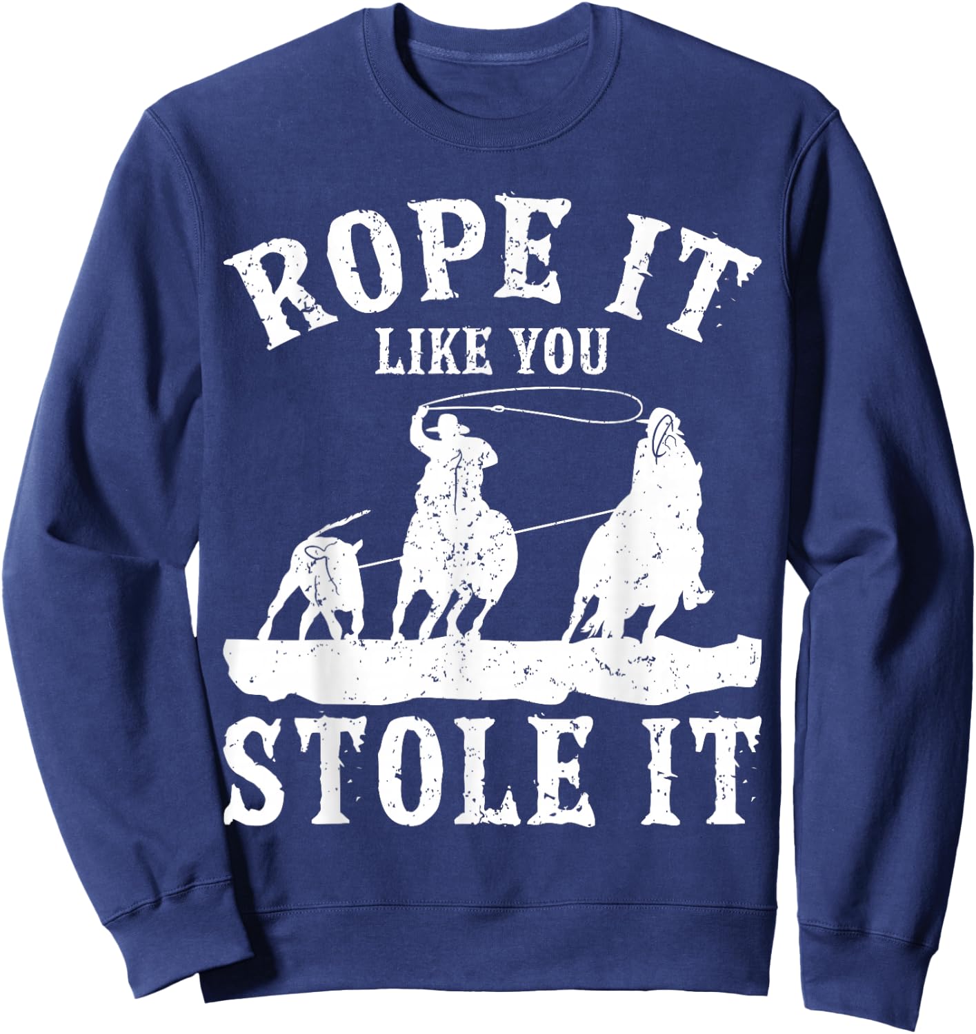 Calf Roping Sweatshirt - Sweatshirt | Navy